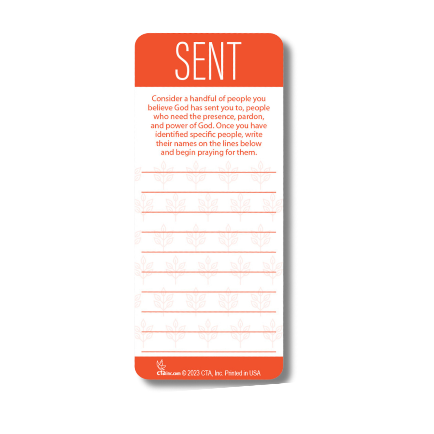 Pack of 12 Individual Bookmarks - Loved & Sent Faith Journey