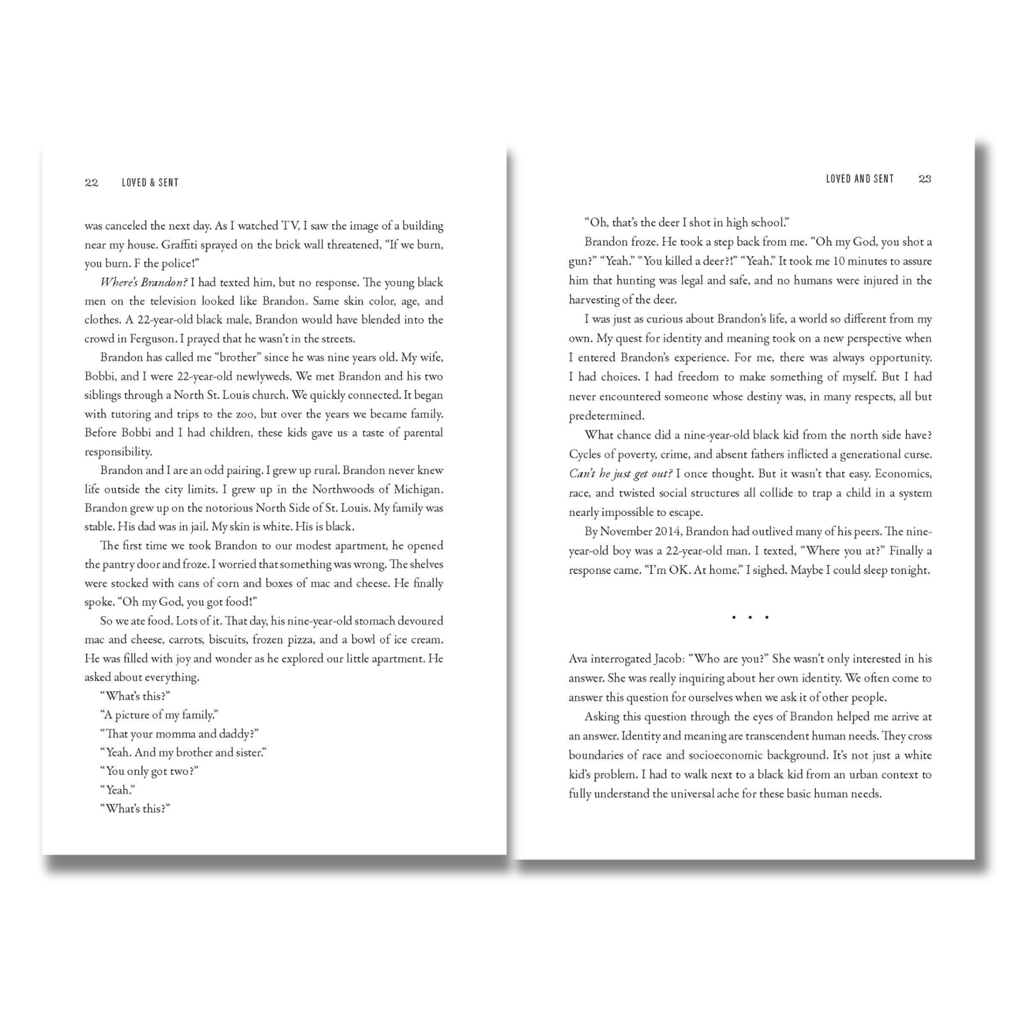 Loved & Sent Paperback Book