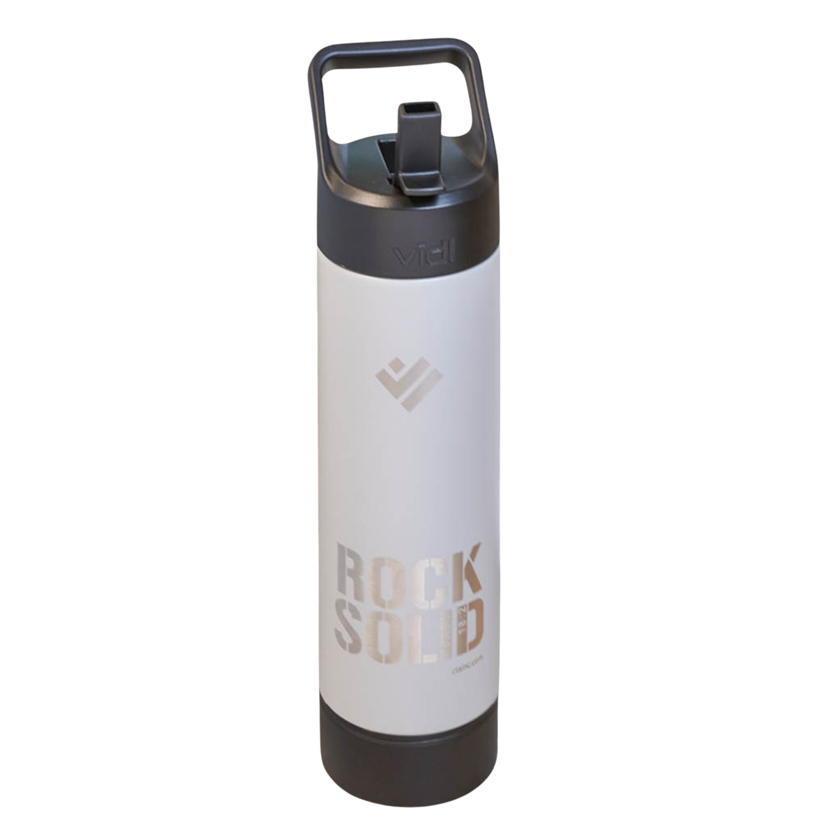 Deluxe 20oz Water Bottle with Storage Base - Rock Solid
