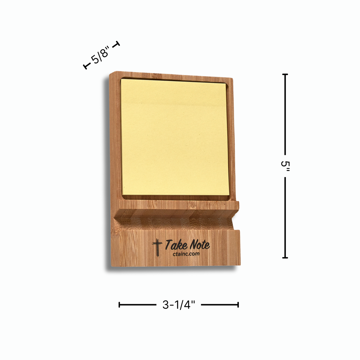 Dual-Purpose Bamboo Desk Organizer
