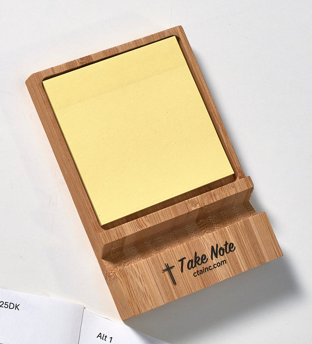 Dual-Purpose Bamboo Desk Organizer