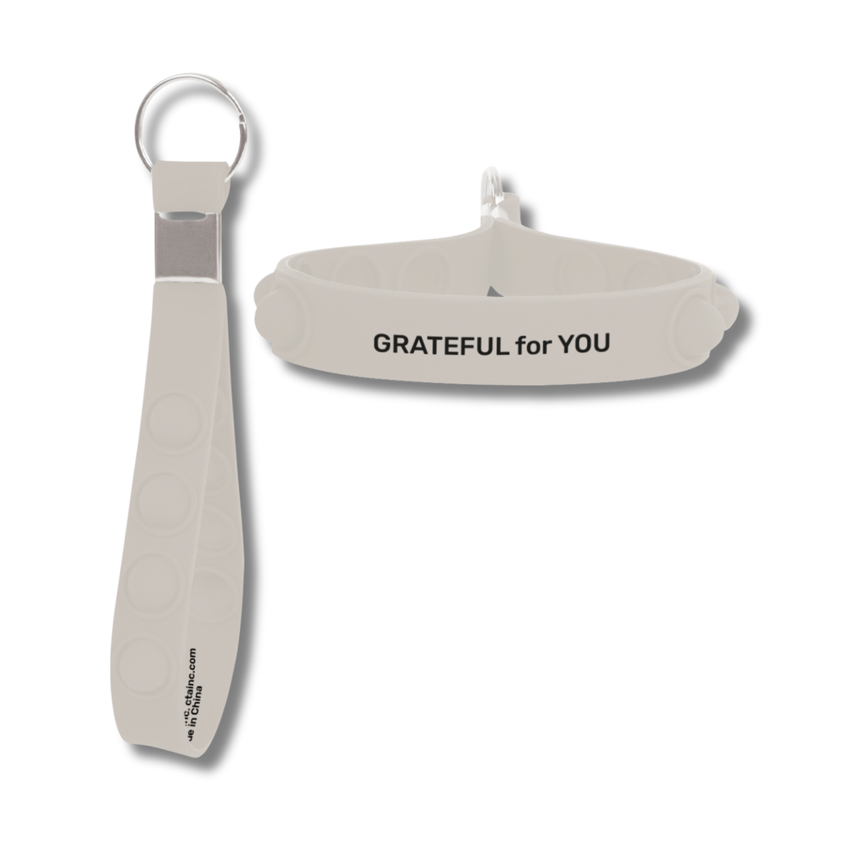 Key Chain Loop - Pop Bubble Stress-Reliever - Grateful for You