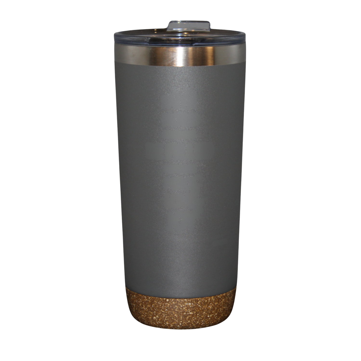 22oz Grey Deluxe Insulated Tumbler - Galatians 5:22-23