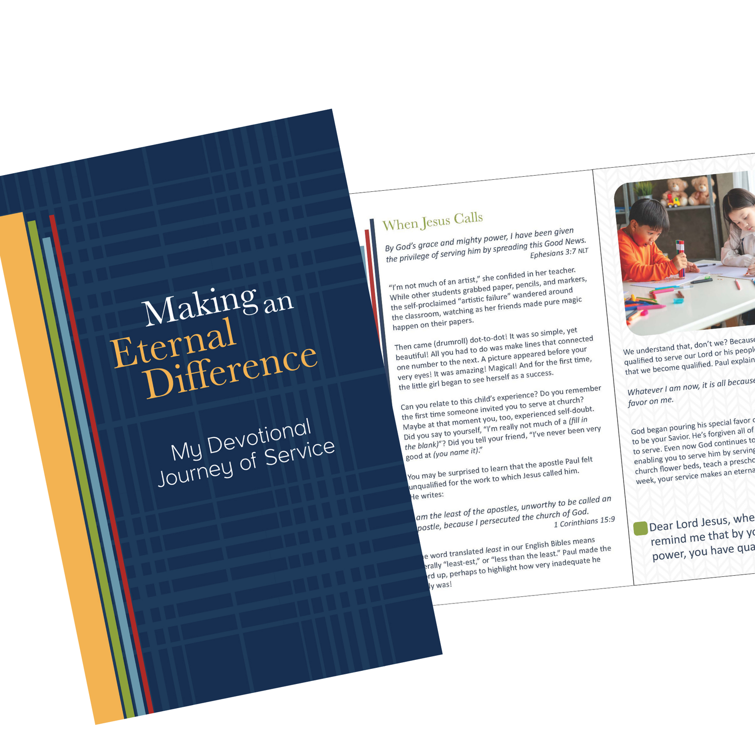 64-Page Devotional Journal for Teachers & Volunteers - Making an Eternal Difference