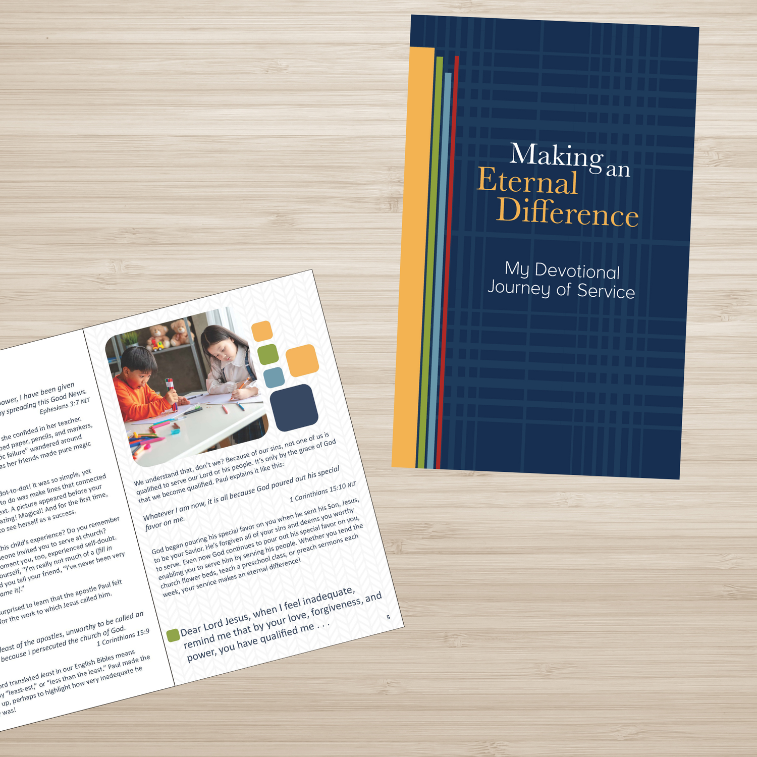 64-Page Devotional Journal for Teachers & Volunteers - Making an Eternal Difference