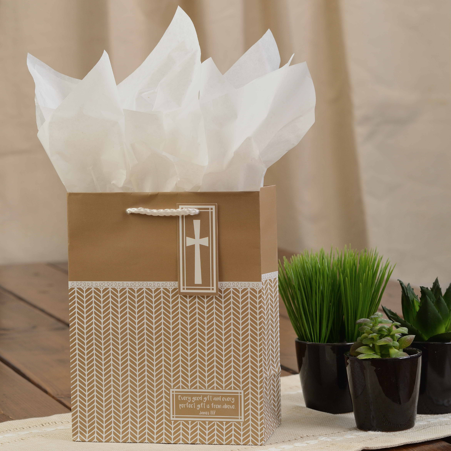 Gift Bag & Tag - Every Good Gift is from Above