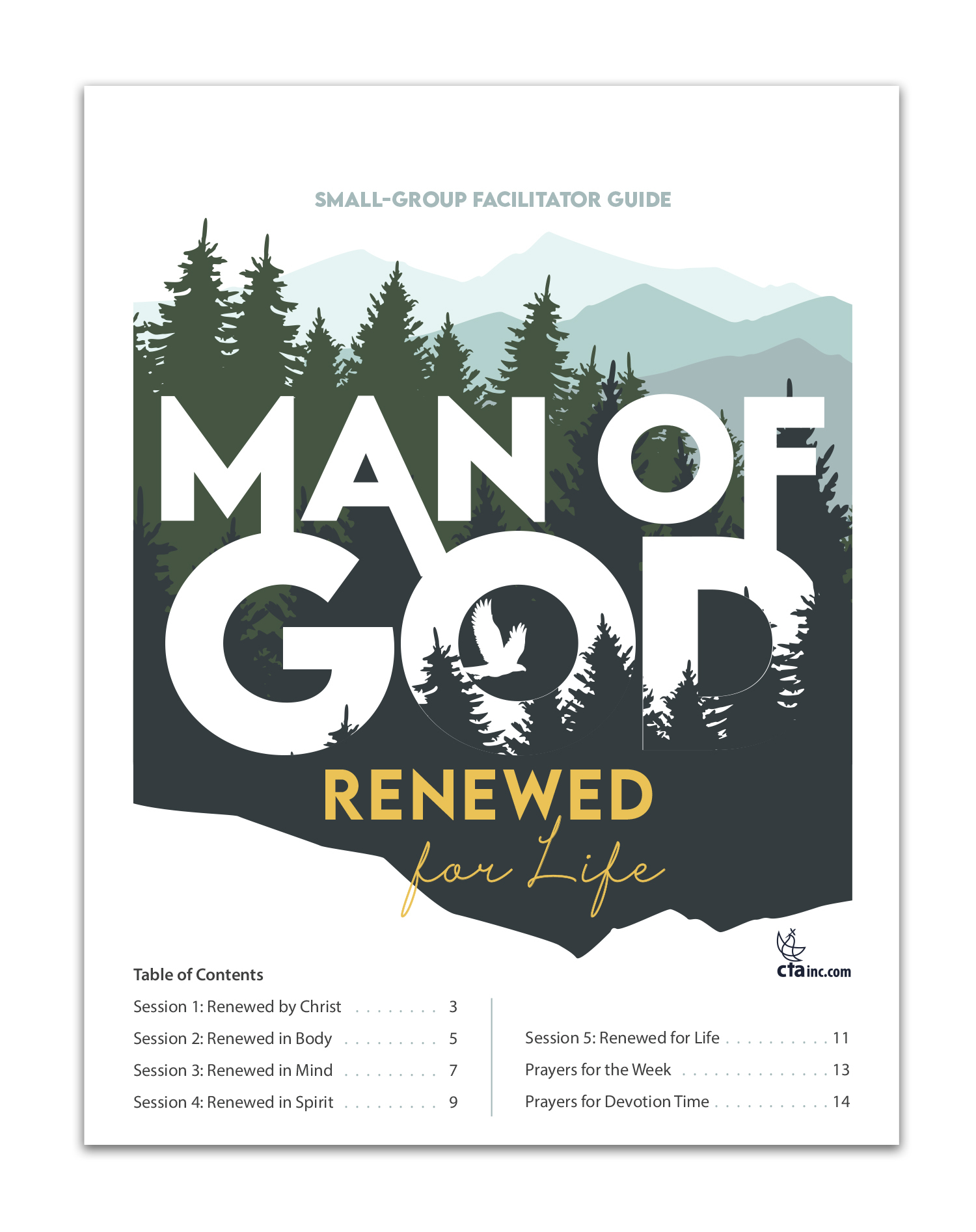 Man of God: Renewed for Life 5-week Small Group Facilitator Guide