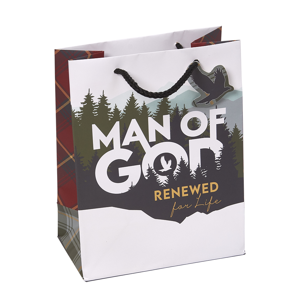 Man of God Renewed for Life Gift Bag & Tag