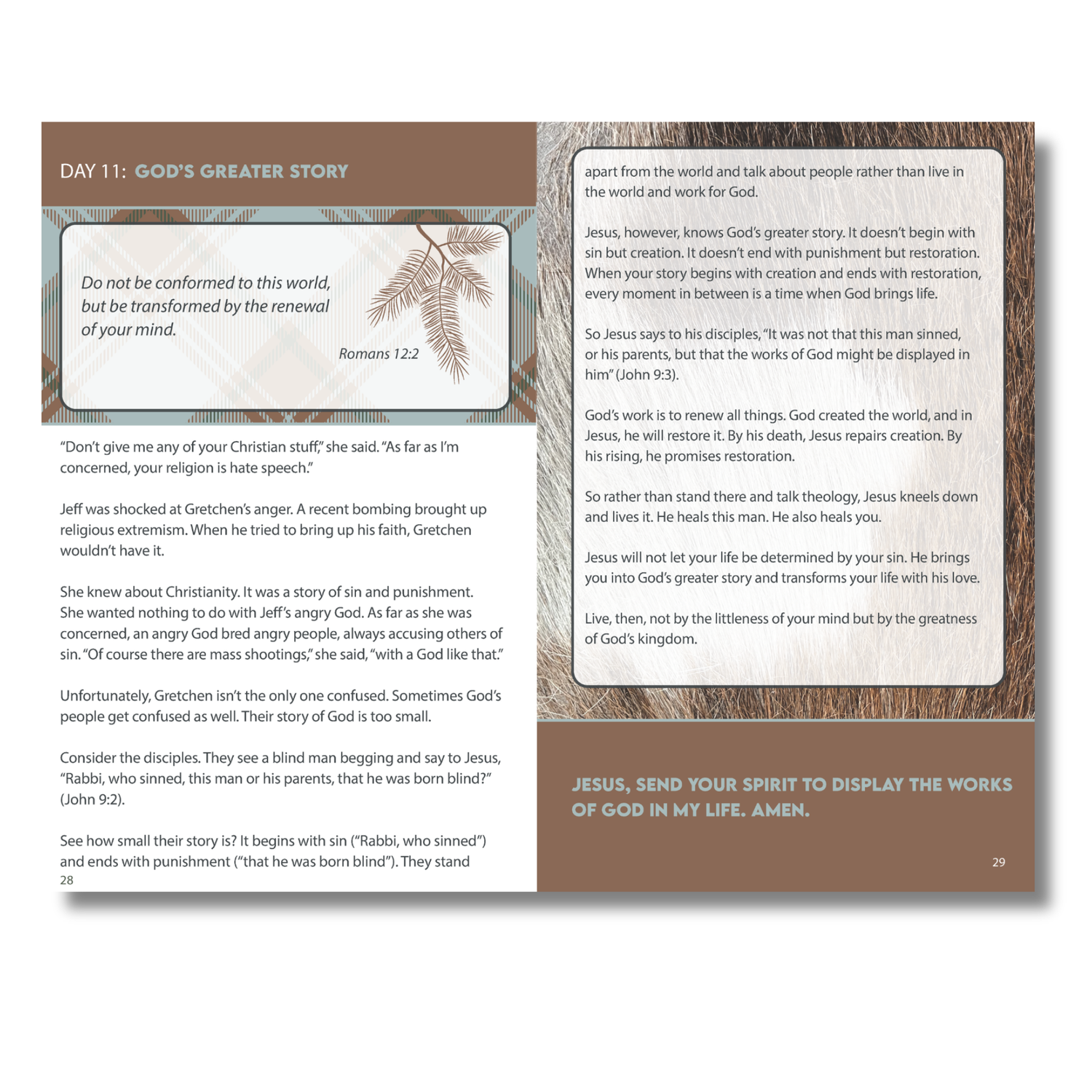Full-Color Devotion Book - ESV - Man of God: Renewed for Life