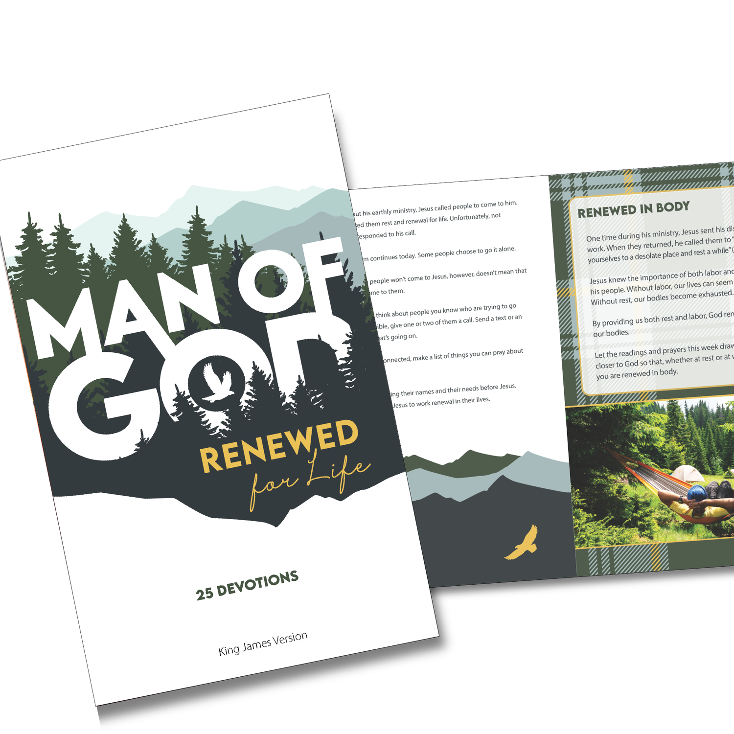 Full-Color Devotion Book - KJV - Man of God: Renewed for Life
