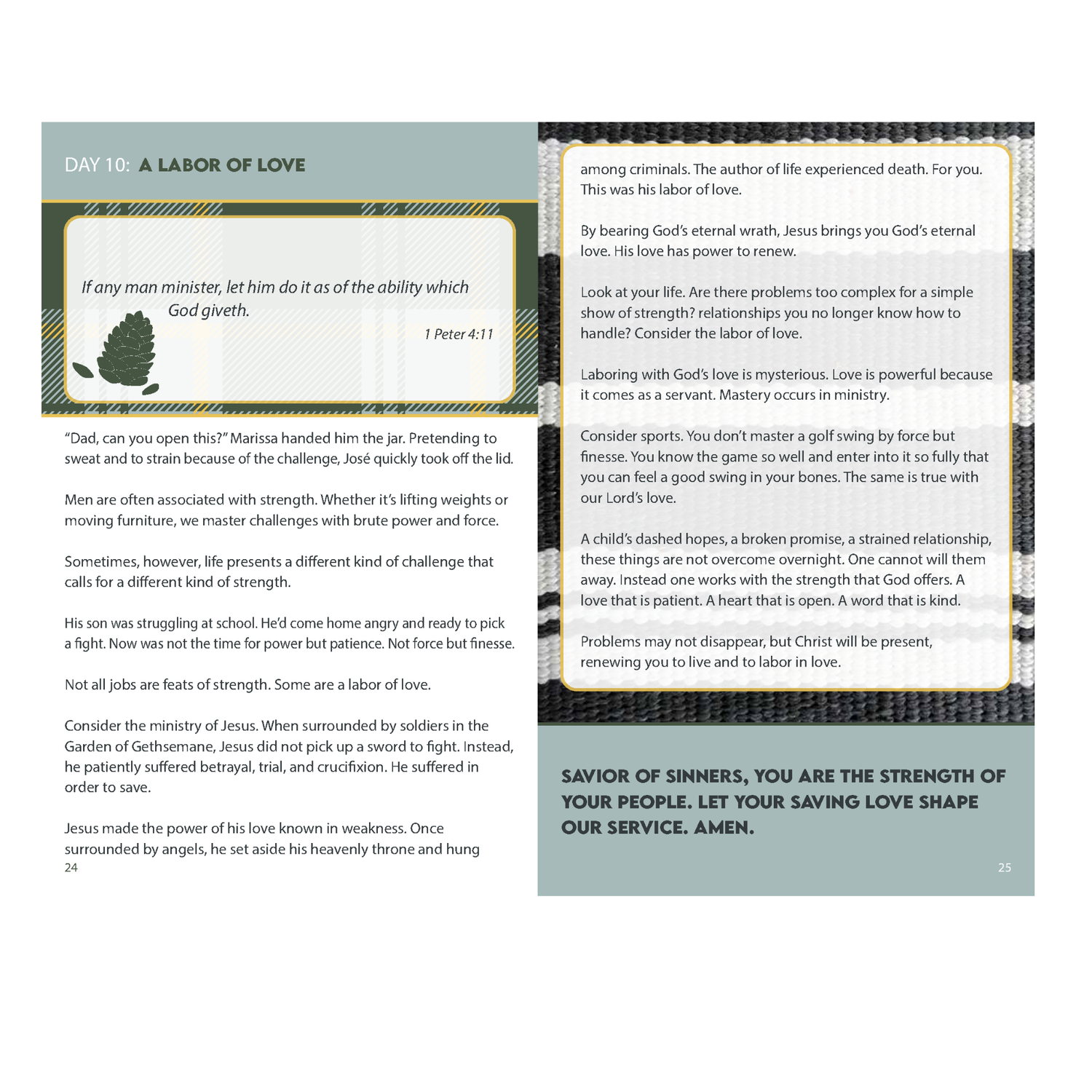 Full-Color Devotion Book - KJV - Man of God: Renewed for Life