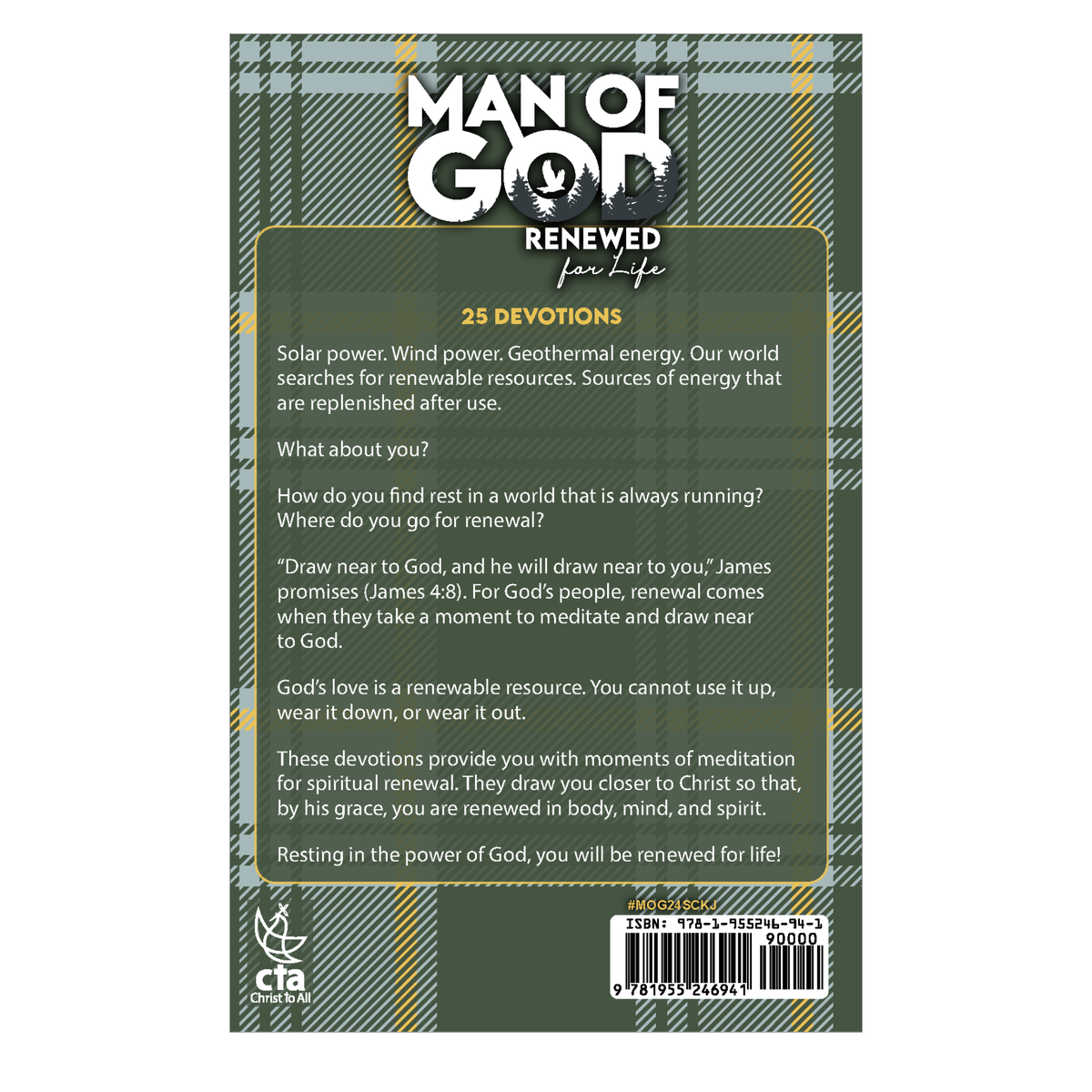 Full-Color Devotion Book - KJV - Man of God: Renewed for Life