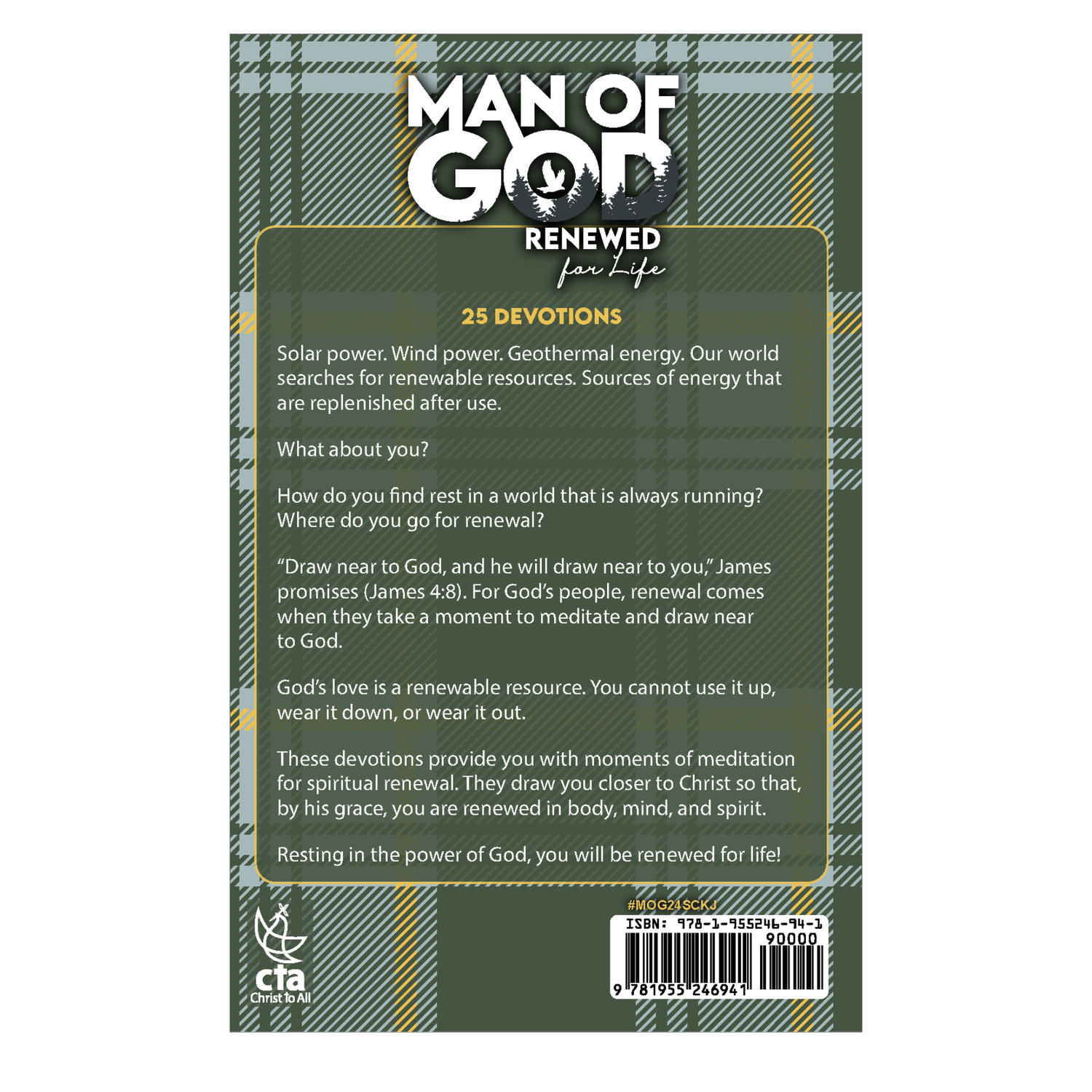 Full-Color Devotion Book - KJV - Man of God: Renewed for Life