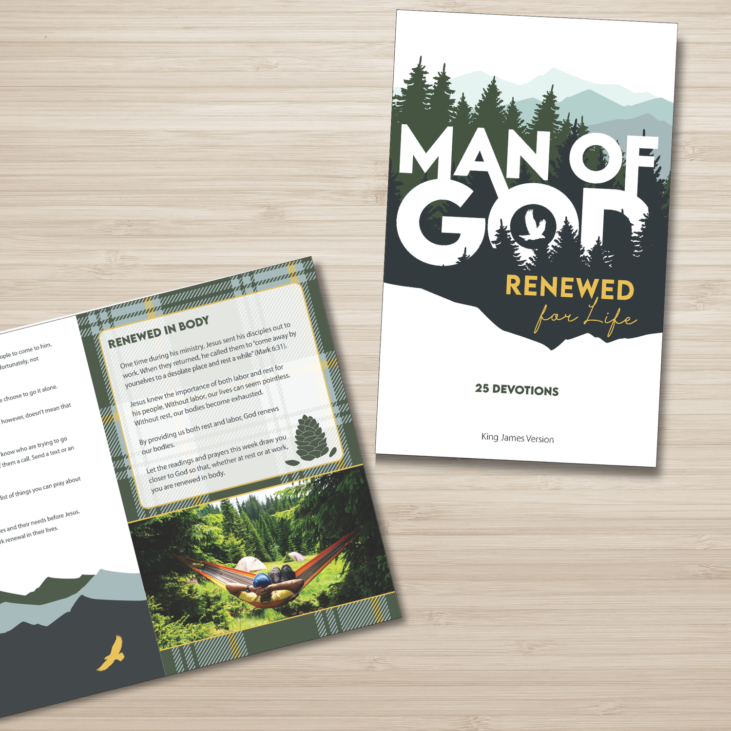 Full-Color Devotion Book - KJV - Man of God: Renewed for Life