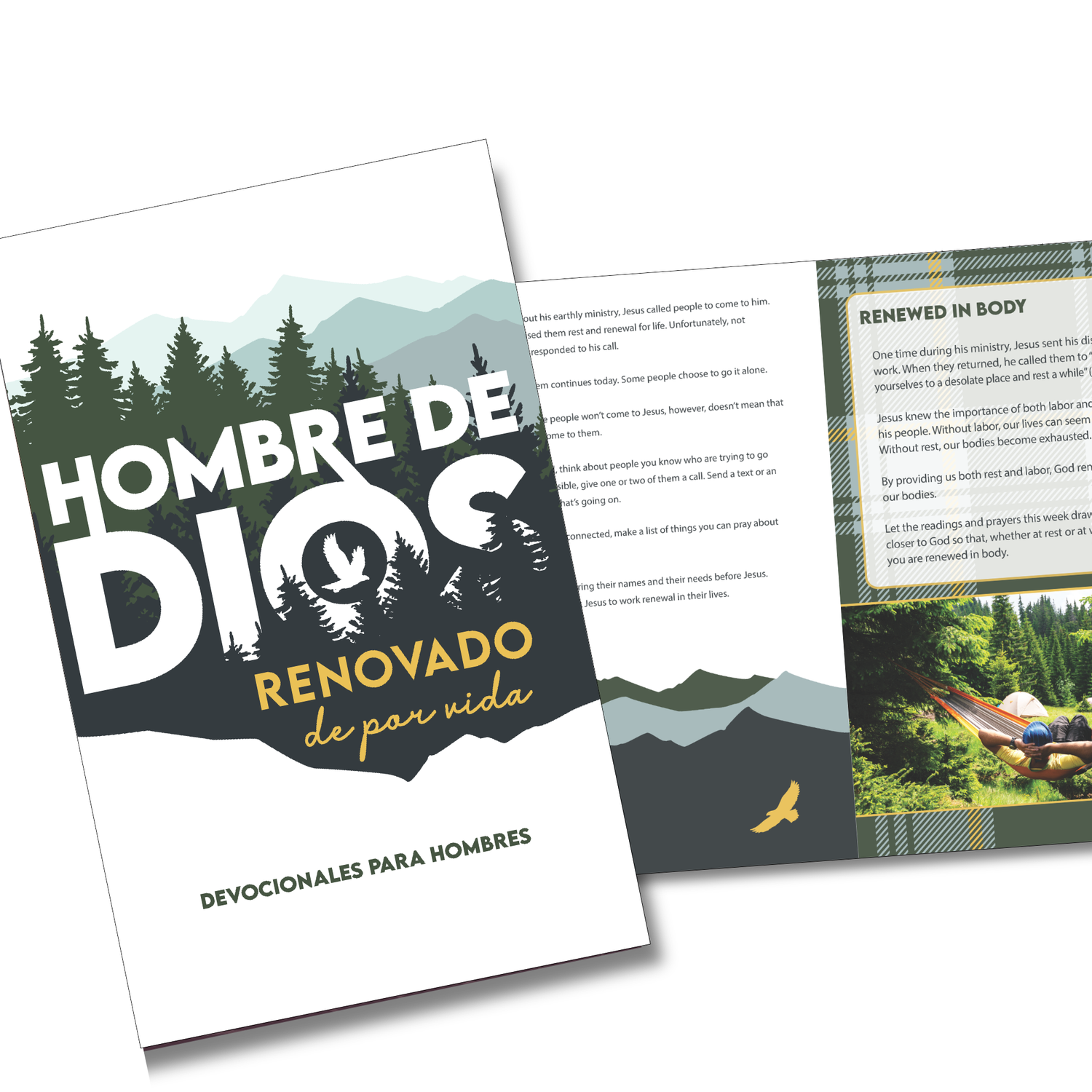 Full-Color Devotion Book - SPANISH - Man of God: Renewed for Life