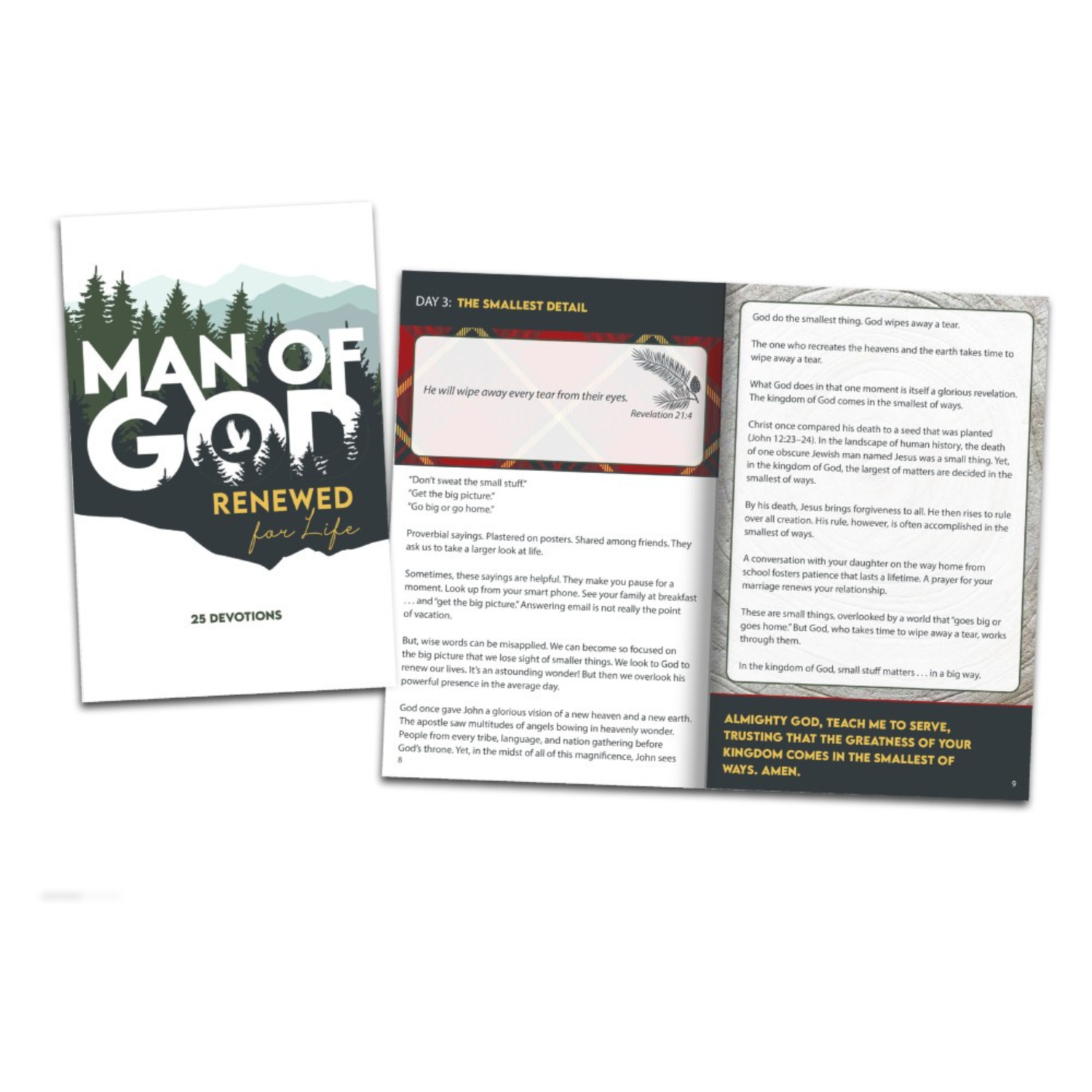 Devotion Book & Mug Gift Set - Man of God: Renewed for Life
