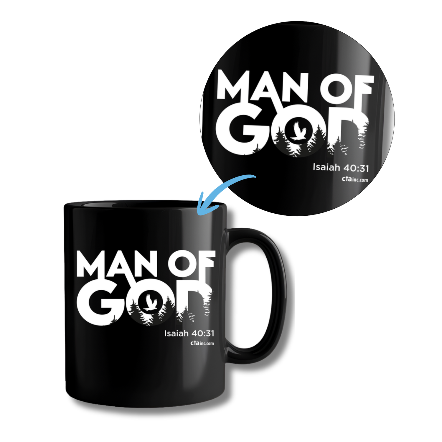 KJV Devotion Book & Mug Gift Set - Man of God: Renewed for Life