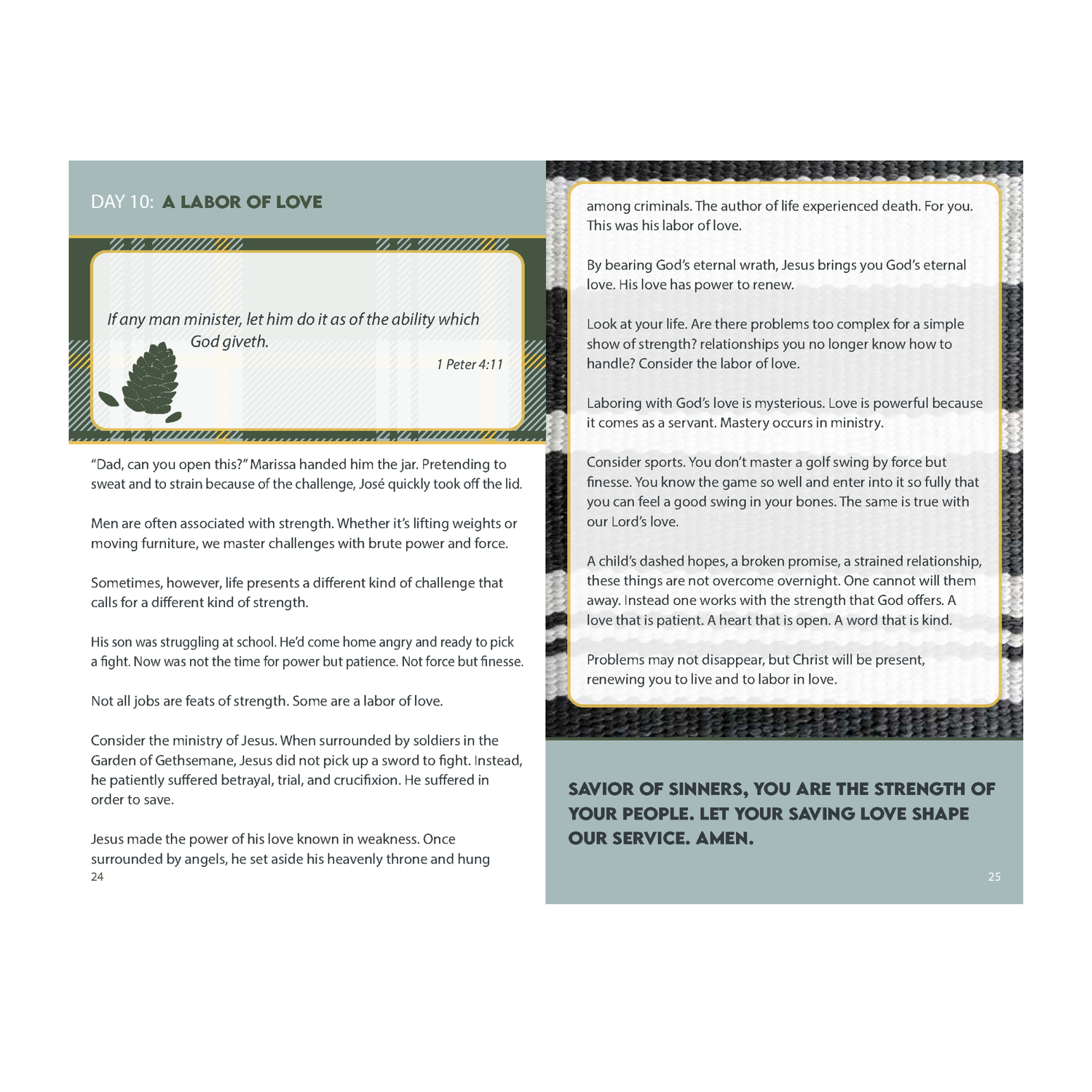 KJV Devotion Book & Mug Gift Set - Man of God: Renewed for Life