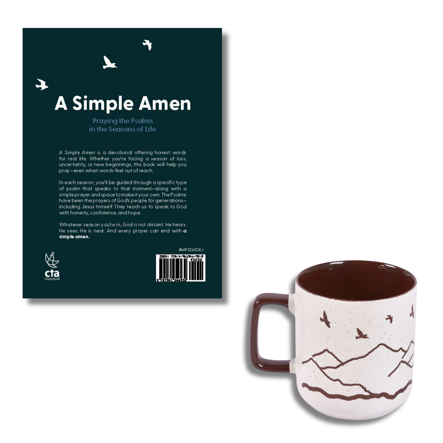 KJV Devotion Book & Mug Gift Set - A Simple Amen