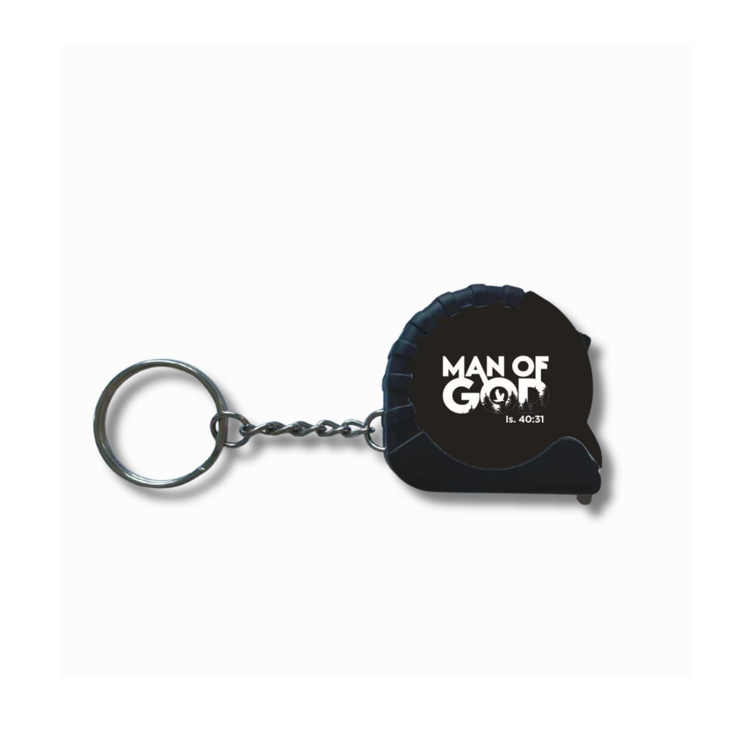 Tape Measure Keychain - Man of God: Renewed for Life