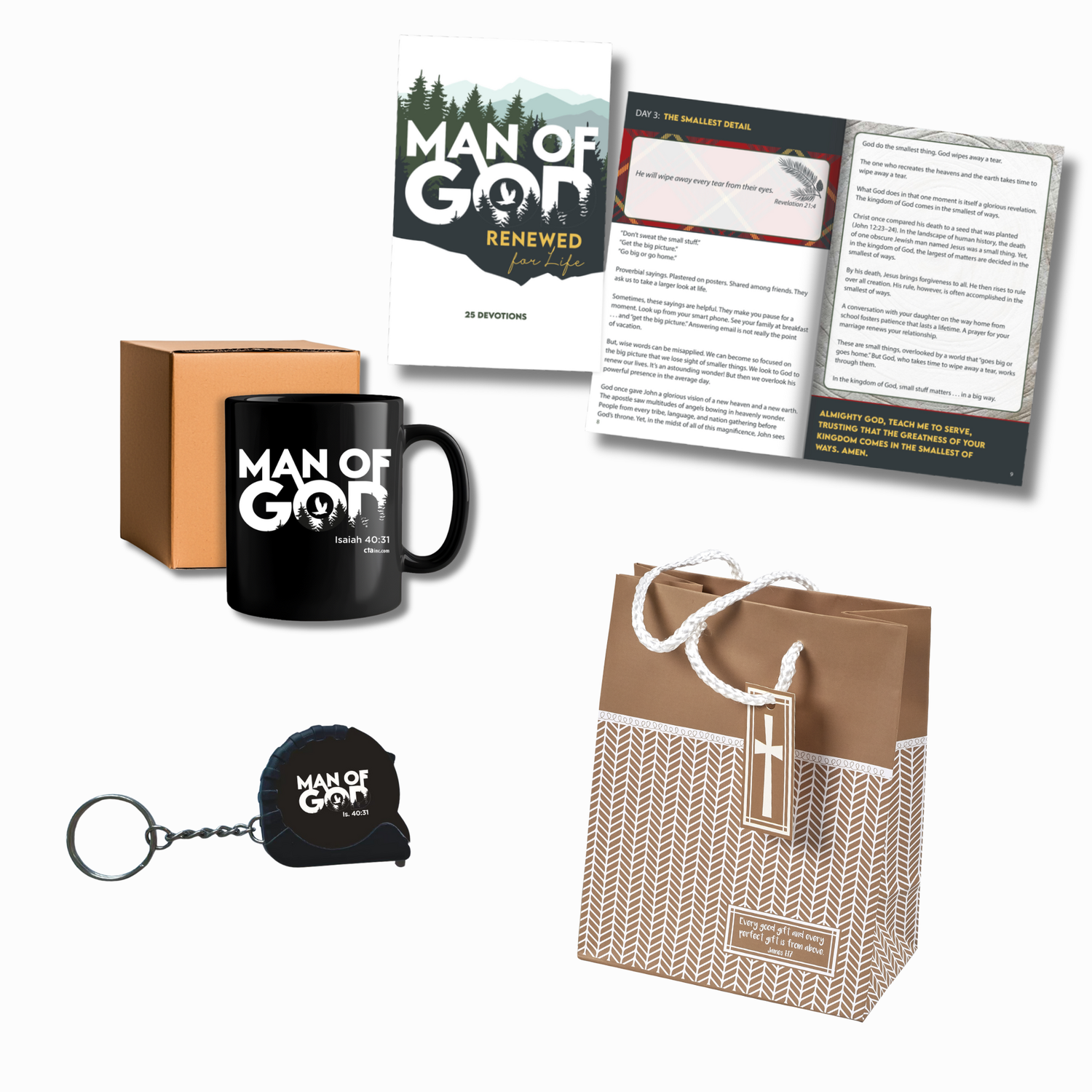 Deluxe Men's Gift Set - Man of God: Renewed for Life