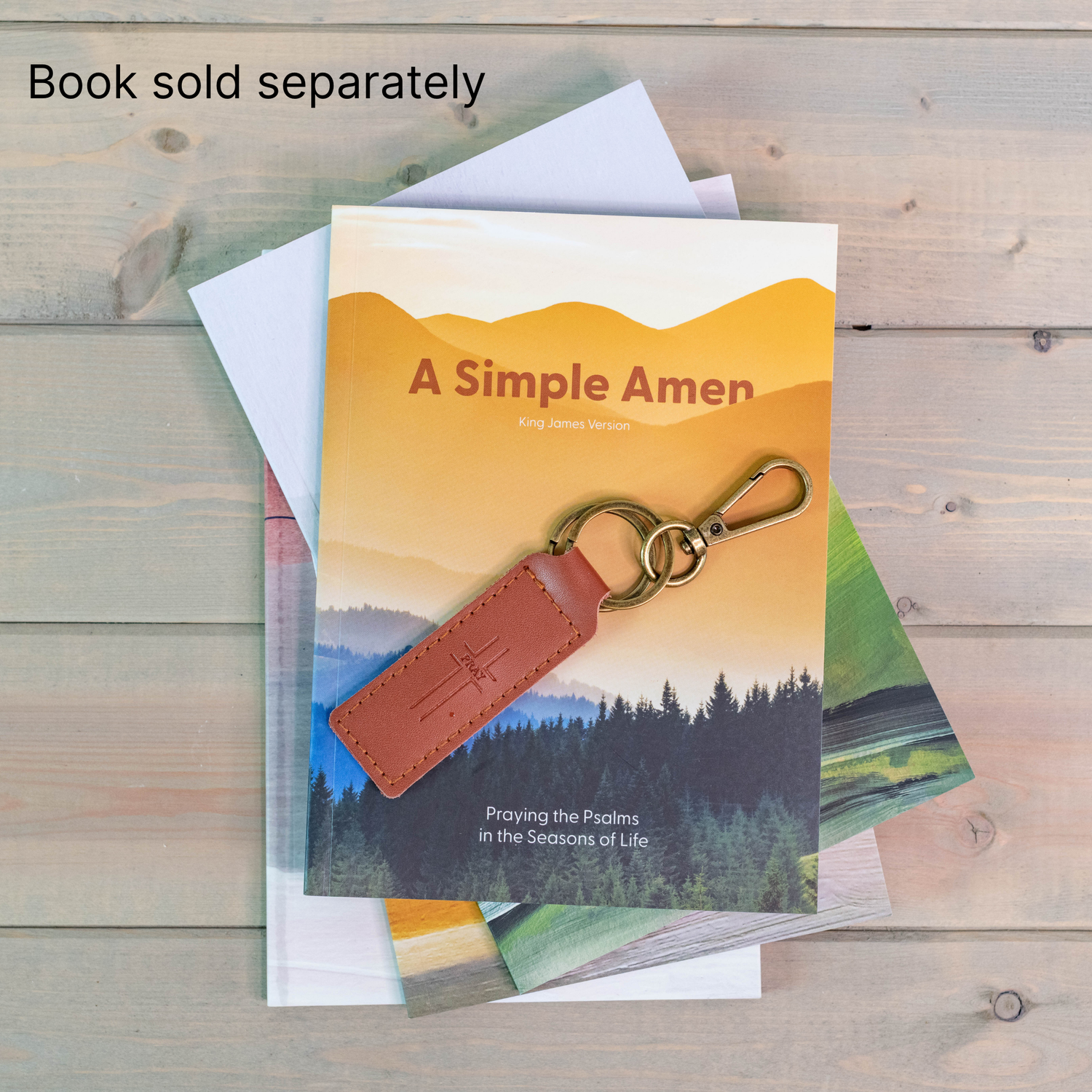 Leather Key Chain - A Simple Amen