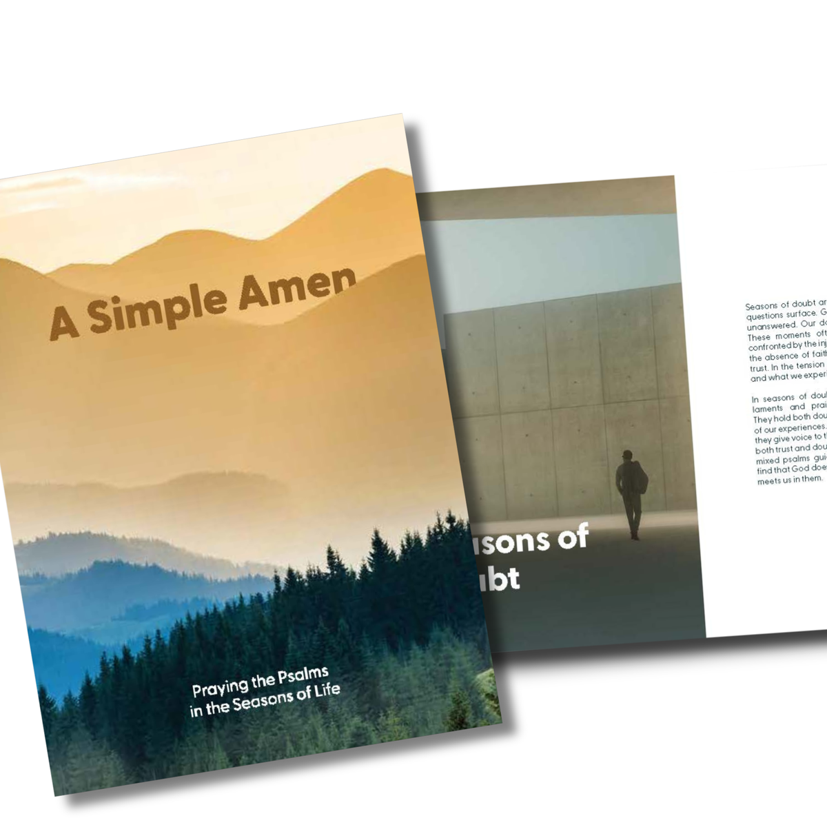64-Page Devotion Book - A Simple Amen: Praying the Psalms in the Seasons of Life