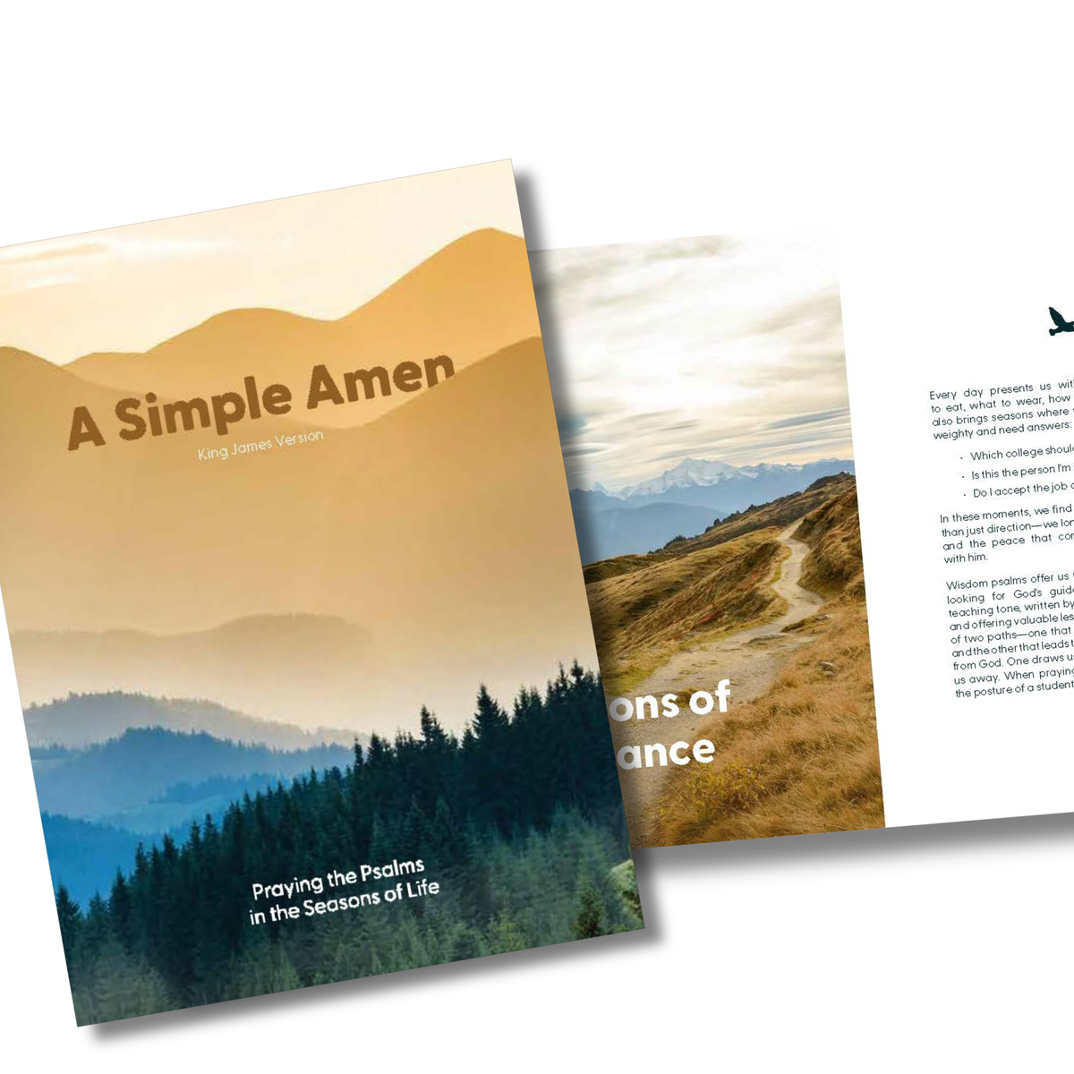 64-Page Devotion Book - KJV - A Simple Amen: Praying the Psalms in the Seasons of Life