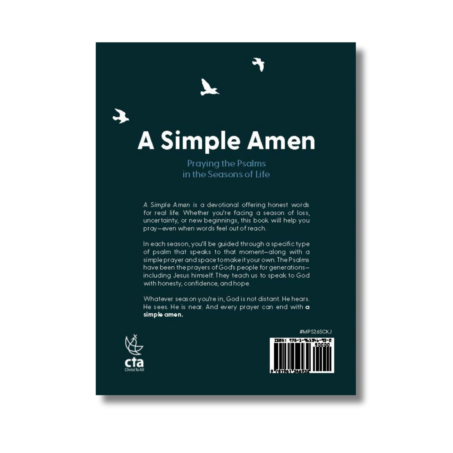 KJV Devotion Book - A Simple Amen: Praying the Psalms in the Seasons of Life
