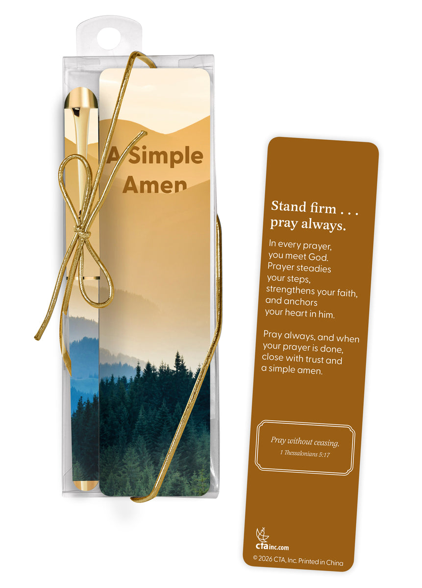 Bookmark & Pen Gift Set - A Simple Amen