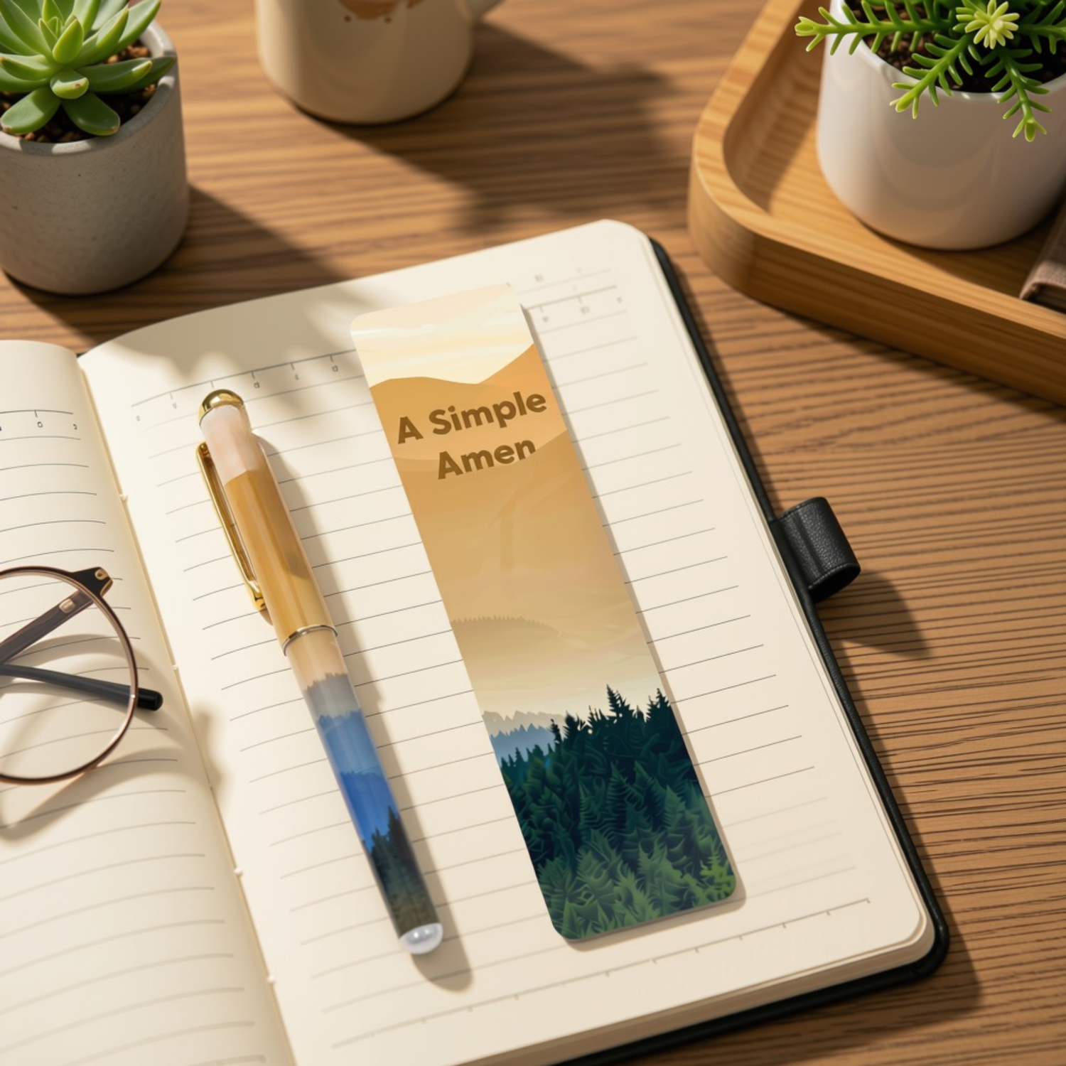 WRAPPED & READY® Bookmark & Pen Gift Set - A Simple Amen