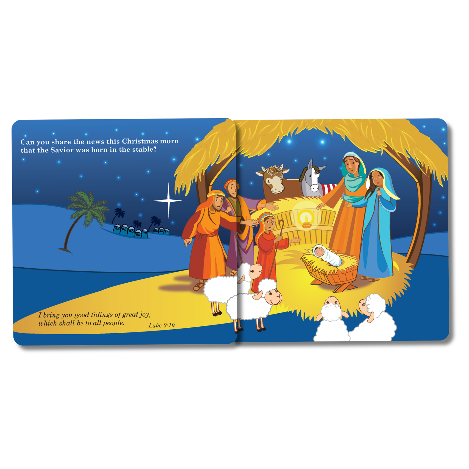 8-Page Board Book - On Christmas Morn