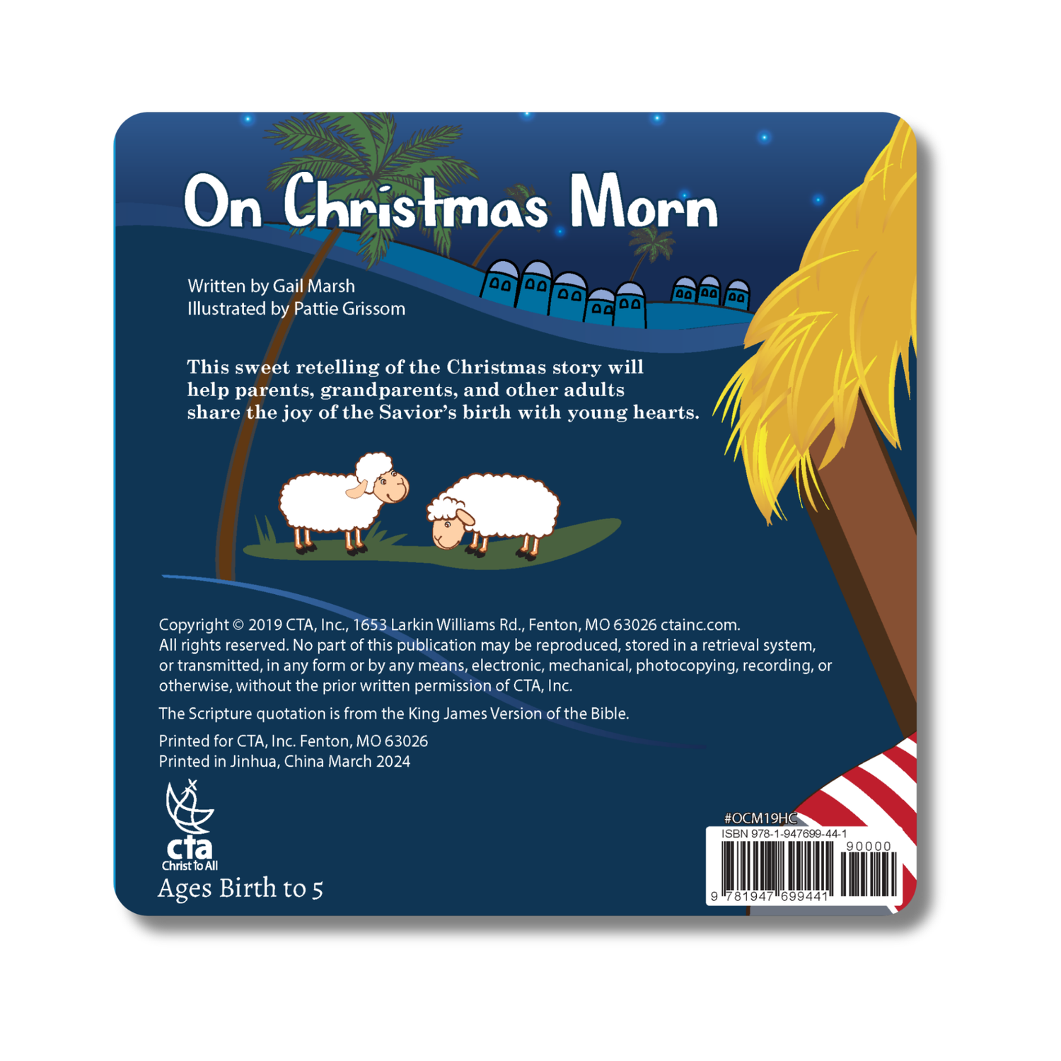 8-Page Board Book - On Christmas Morn