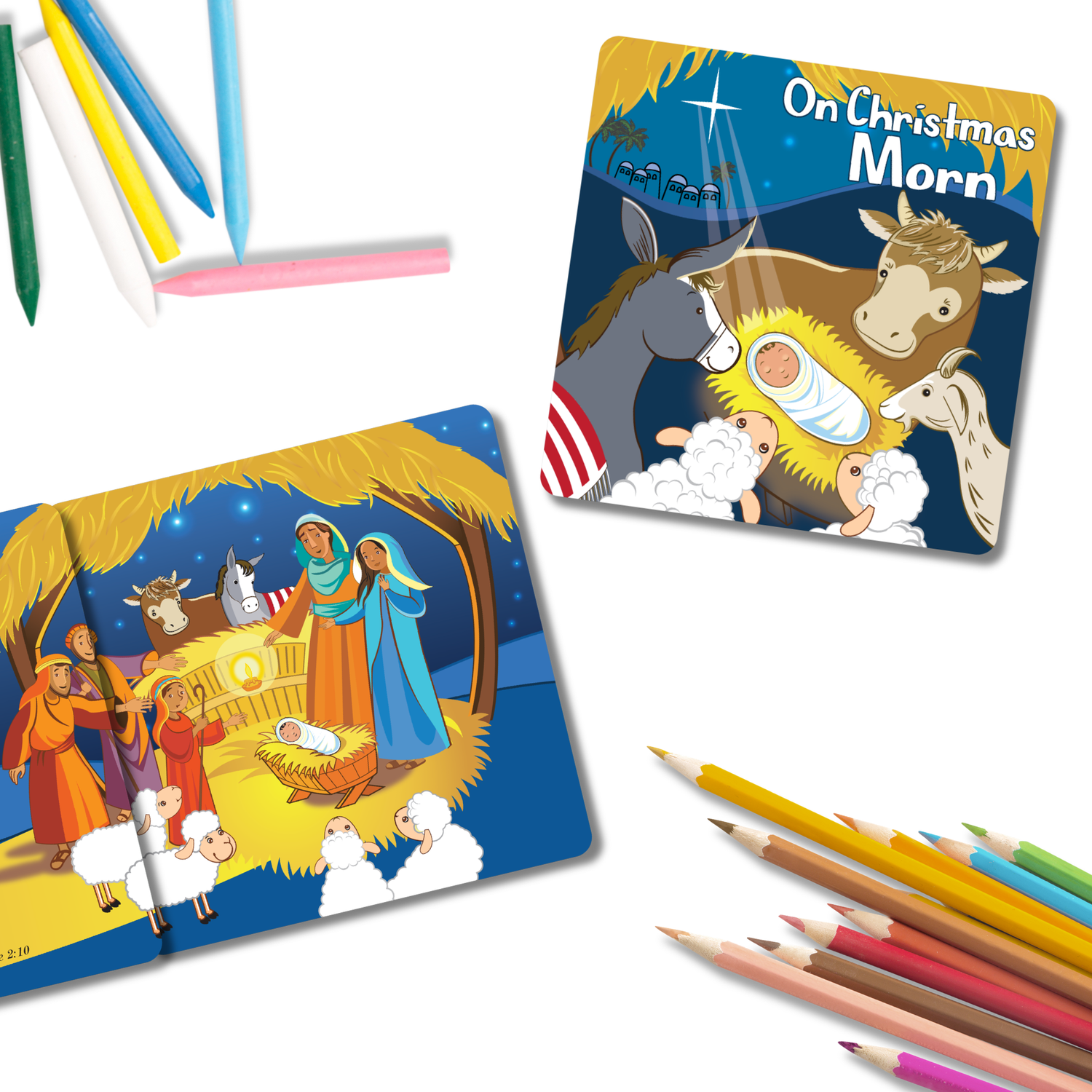 8-Page Board Book - On Christmas Morn