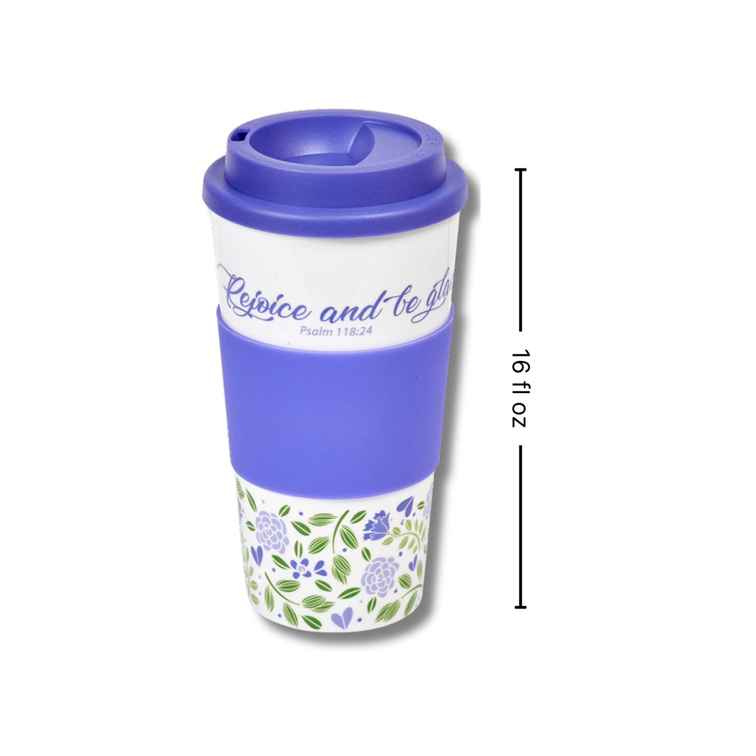 Travel Tumbler - Rejoice and Be Glad Psalm 118:24