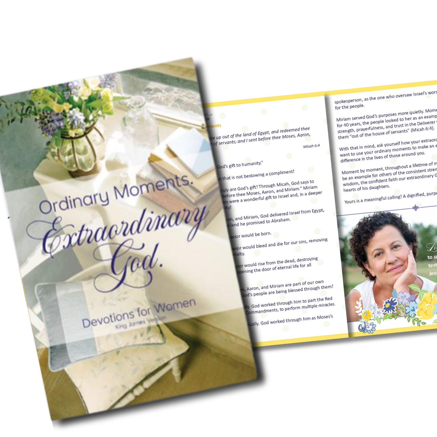 KJV Devotion Book - Ordinary Moments. Extraordinary God.