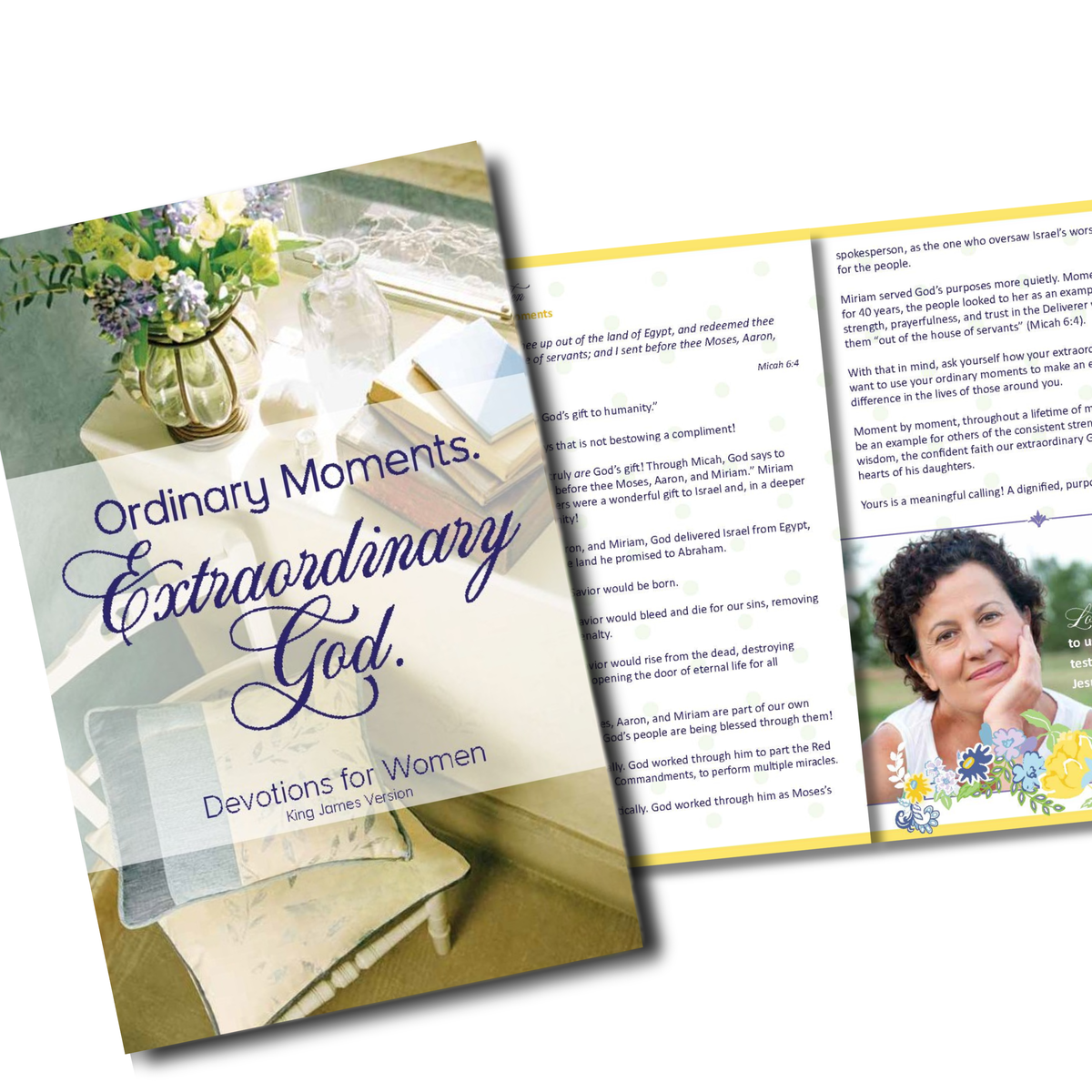 Full-color Devotion Book - KJV - Ordinary Moments. Extraordinary God.