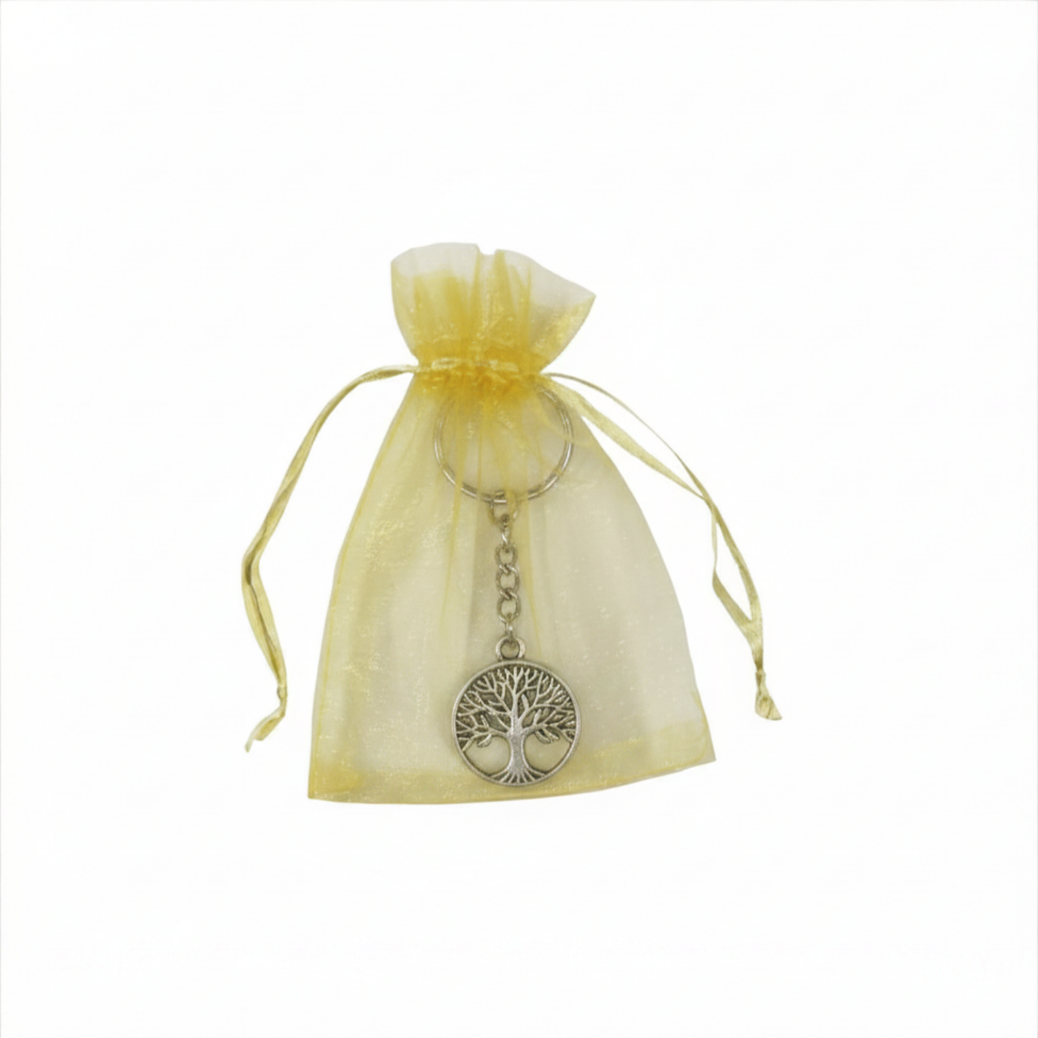 Gold Organza Bag, Small - 6-Pack