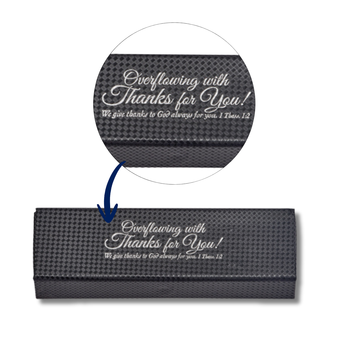 Executive Pen Set in Gift Box - KJV - Overflowing with Thanks