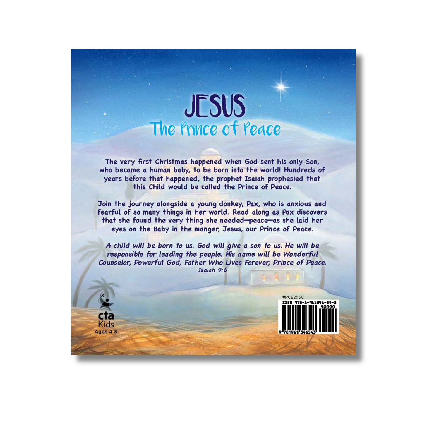 24-Page Children's Softcover Story Book - Jesus, the Prince of Peace