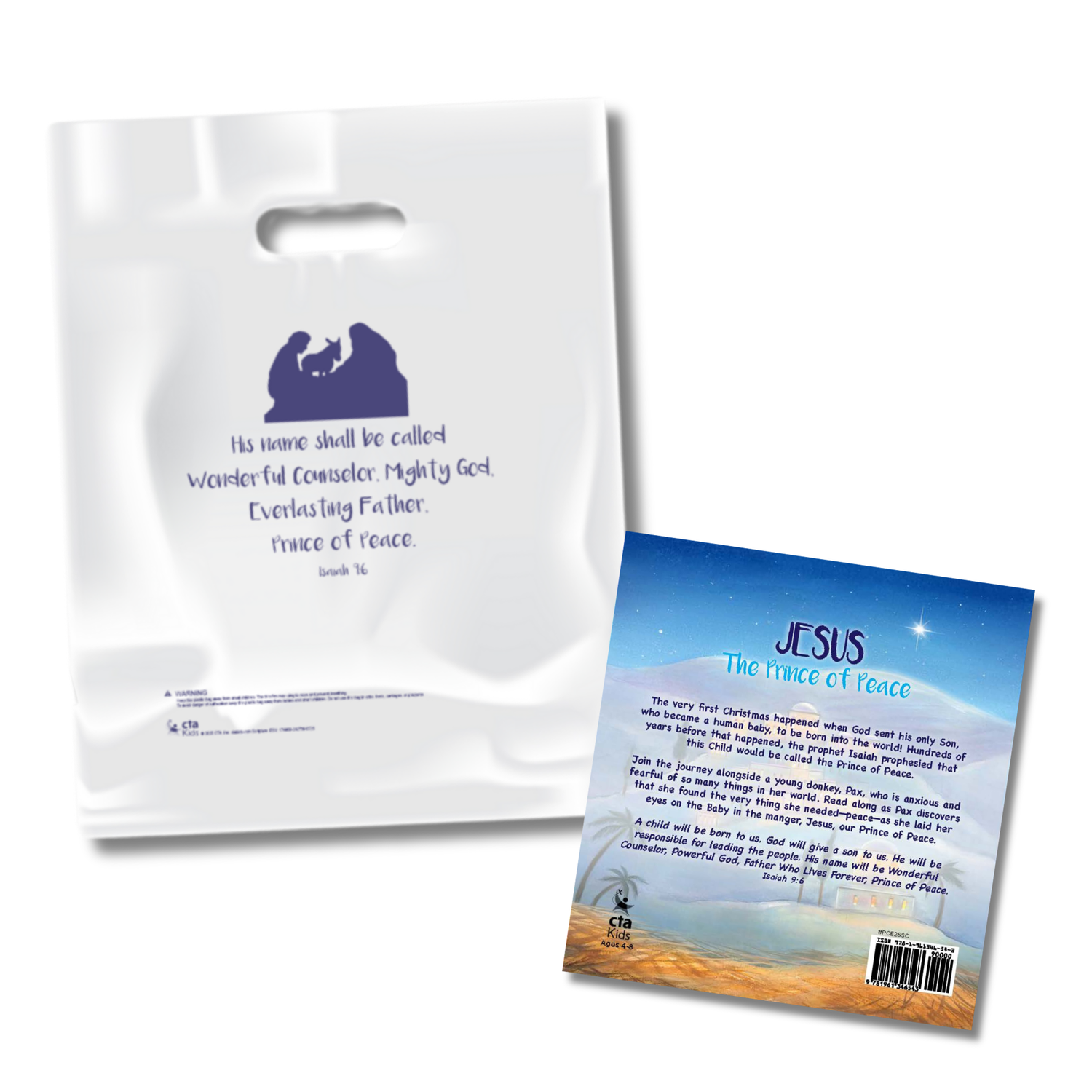 24-Page Children's Softcover Story Book with FREE Goodie Bag - Jesus, the Prince of Peace