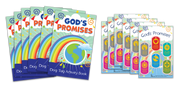 God's Promises Activity Book & Stickers Kit – Includes six 5-1/4" x 8-1/4" activity books and a set of 6 coordinating Truth Tag stickers to help kids explore God’s promises through fun activities and family engagement.
615122-17147-9 by CTA Christ to All & CTAKids.