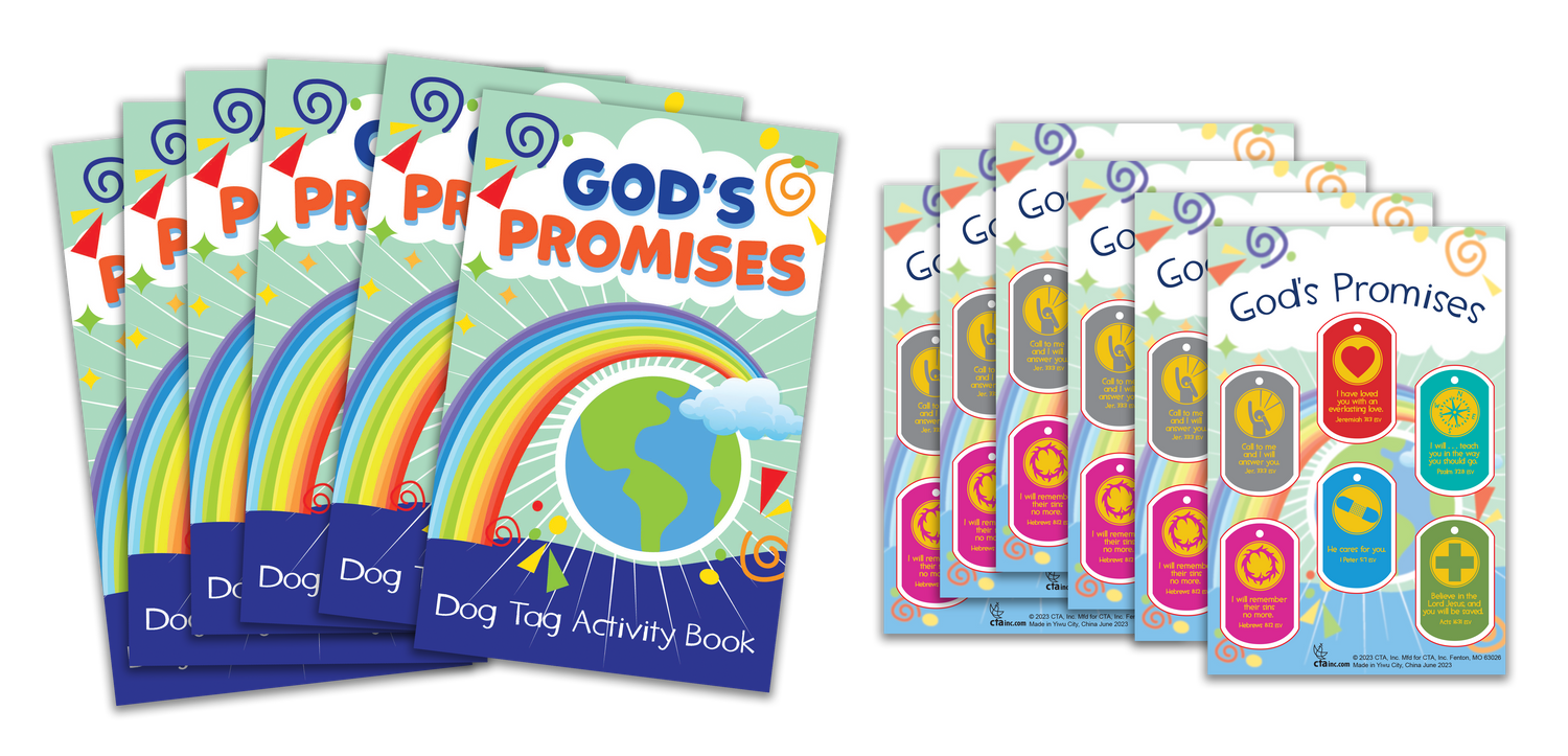 God's Promises Activity Books & Stickers Kit