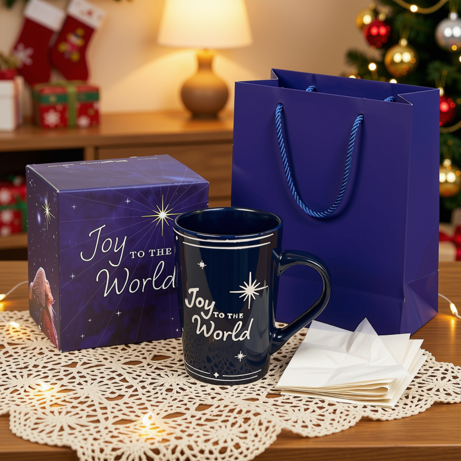 Ceramic Mug with Gift Box - Let Every Heart Prepare Him Room