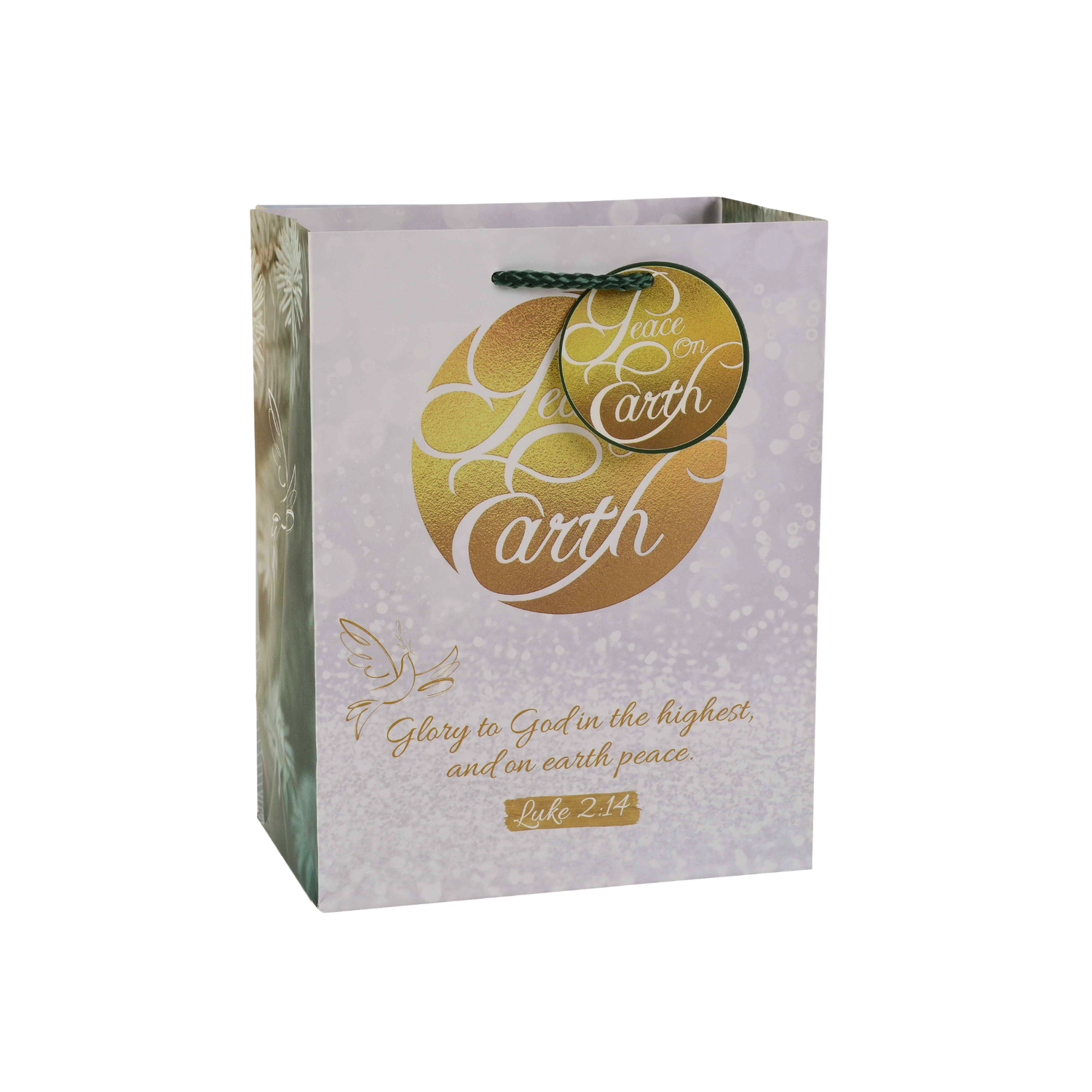 Christmas Gift Bag & Tag - Peace On Earth