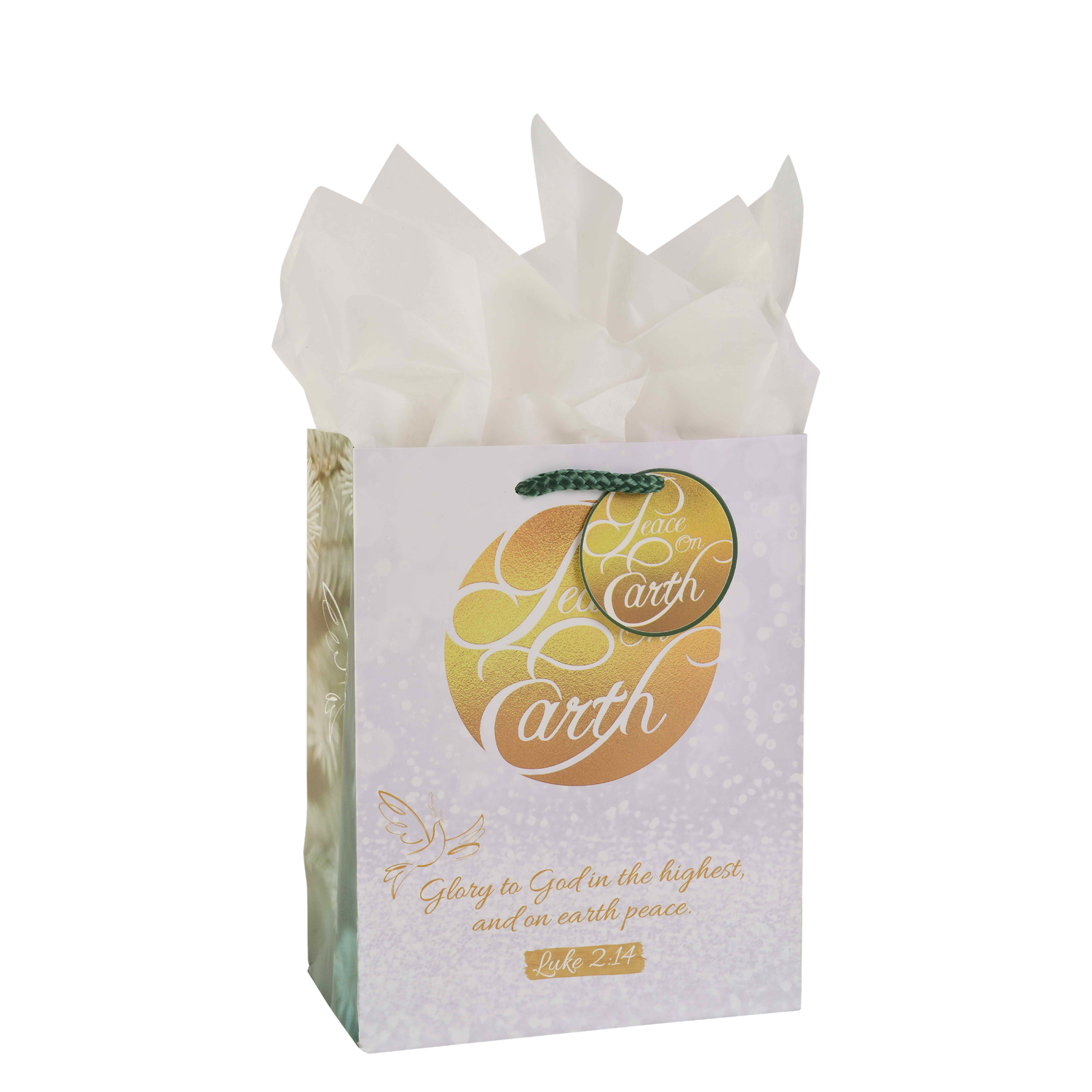 Christmas Gift Bag & Tag - Peace On Earth