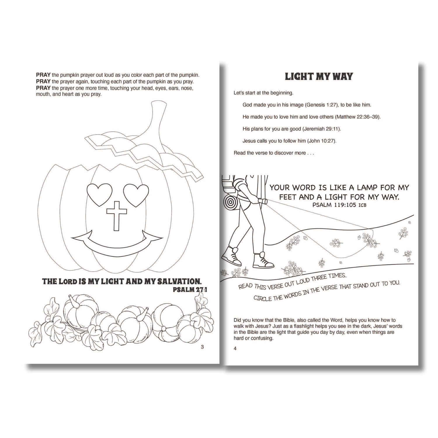 Activity Book - Pumpkin Prayer
