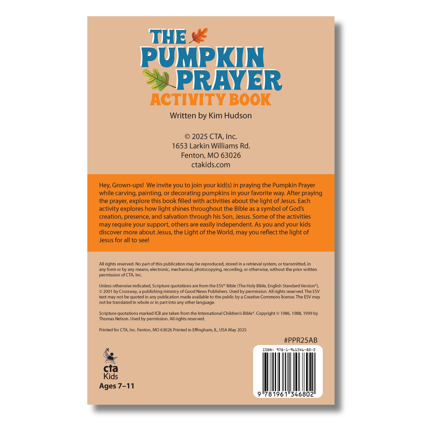 Activity Book - Pumpkin Prayer