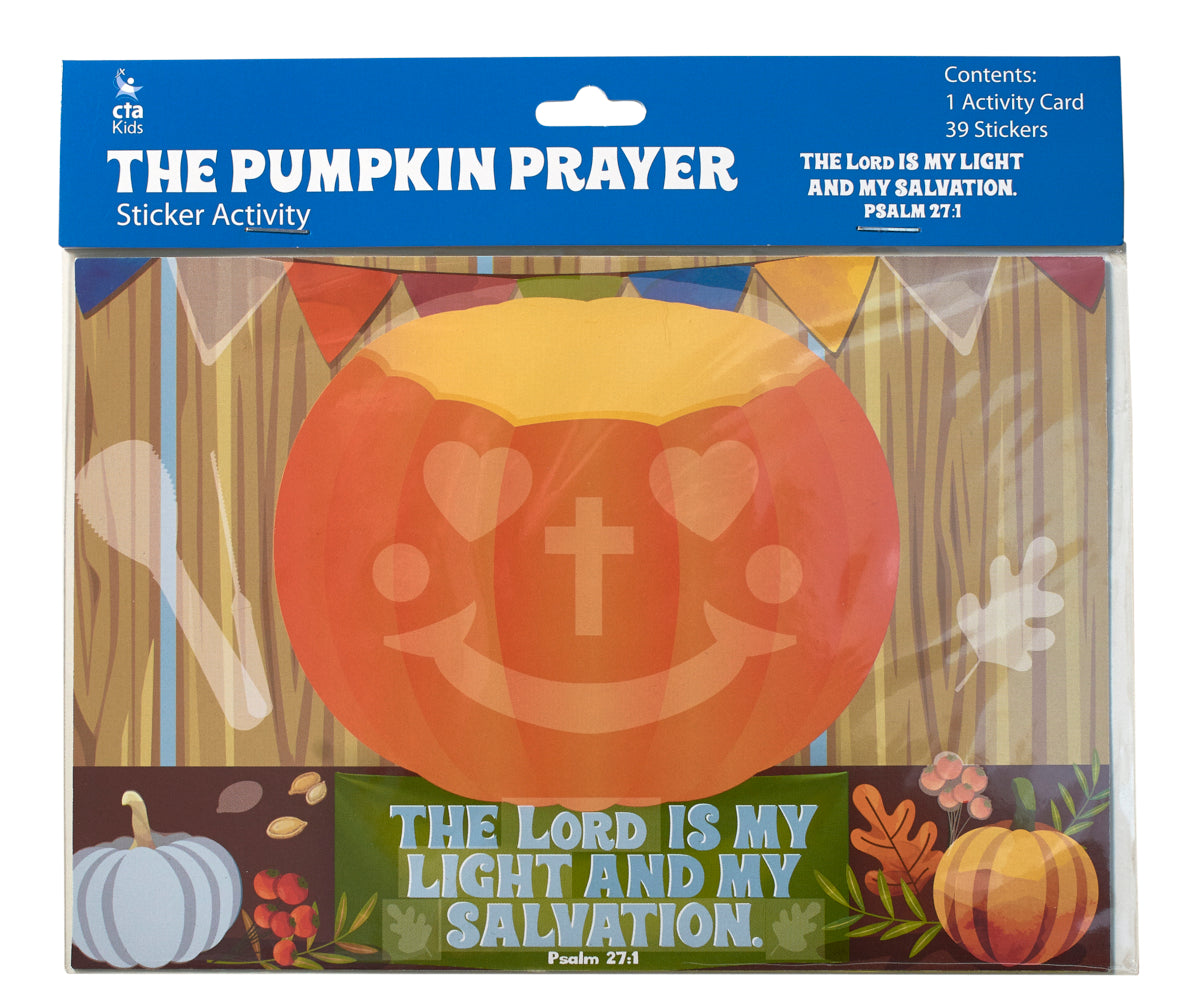 Sticker Activity - Pumpkin Prayer