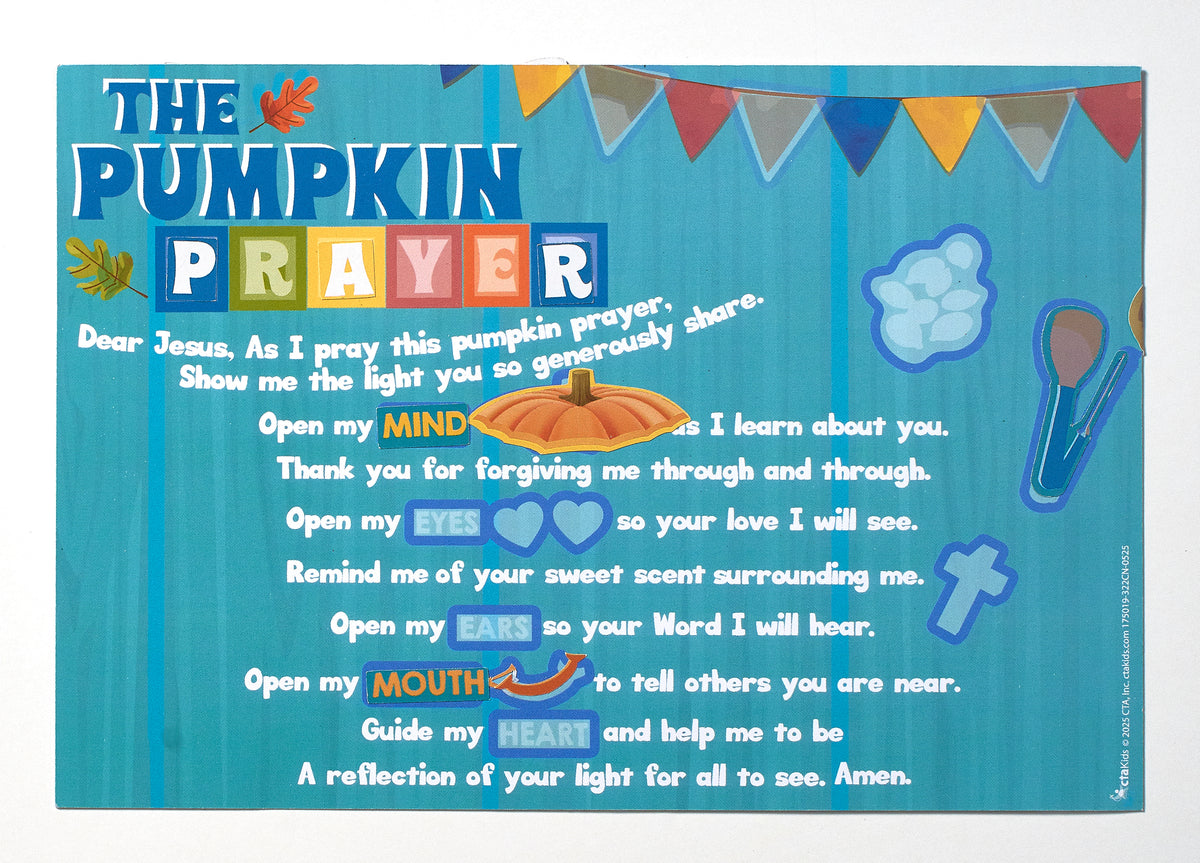Sticker Activity - Pumpkin Prayer